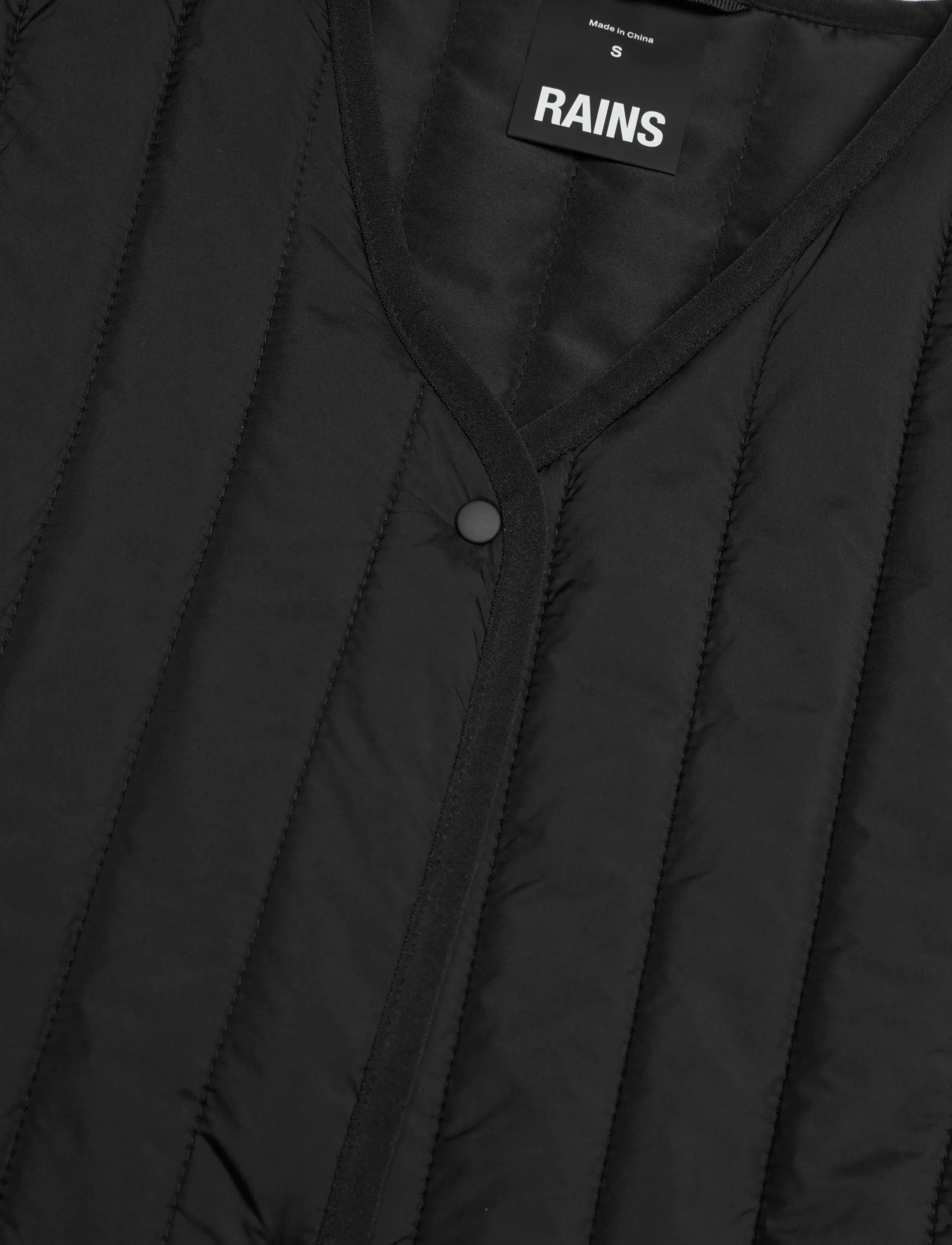 Rains - Banja Short Liner W Vest T1 - forårsjakker - black - 5