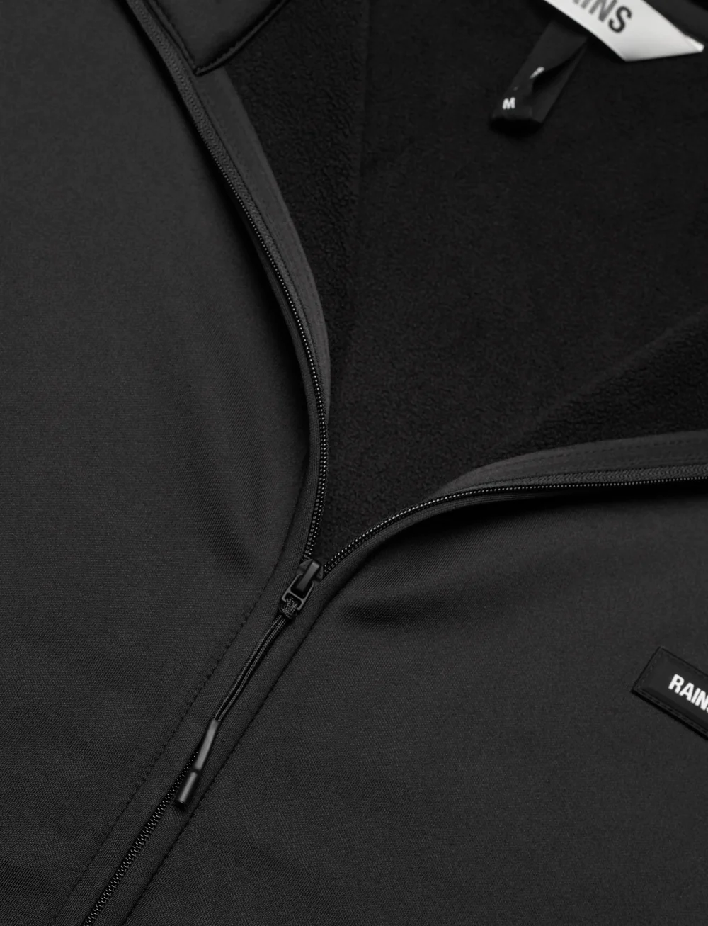 Rains - Sintra Fleece Jacket - vindjakker - black - 5