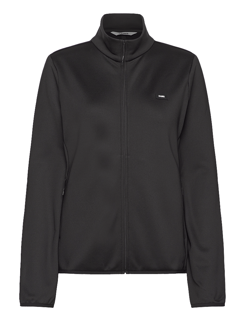 Rains - Sintra Fleece Curve Jacket - sügisjakid - black - 1