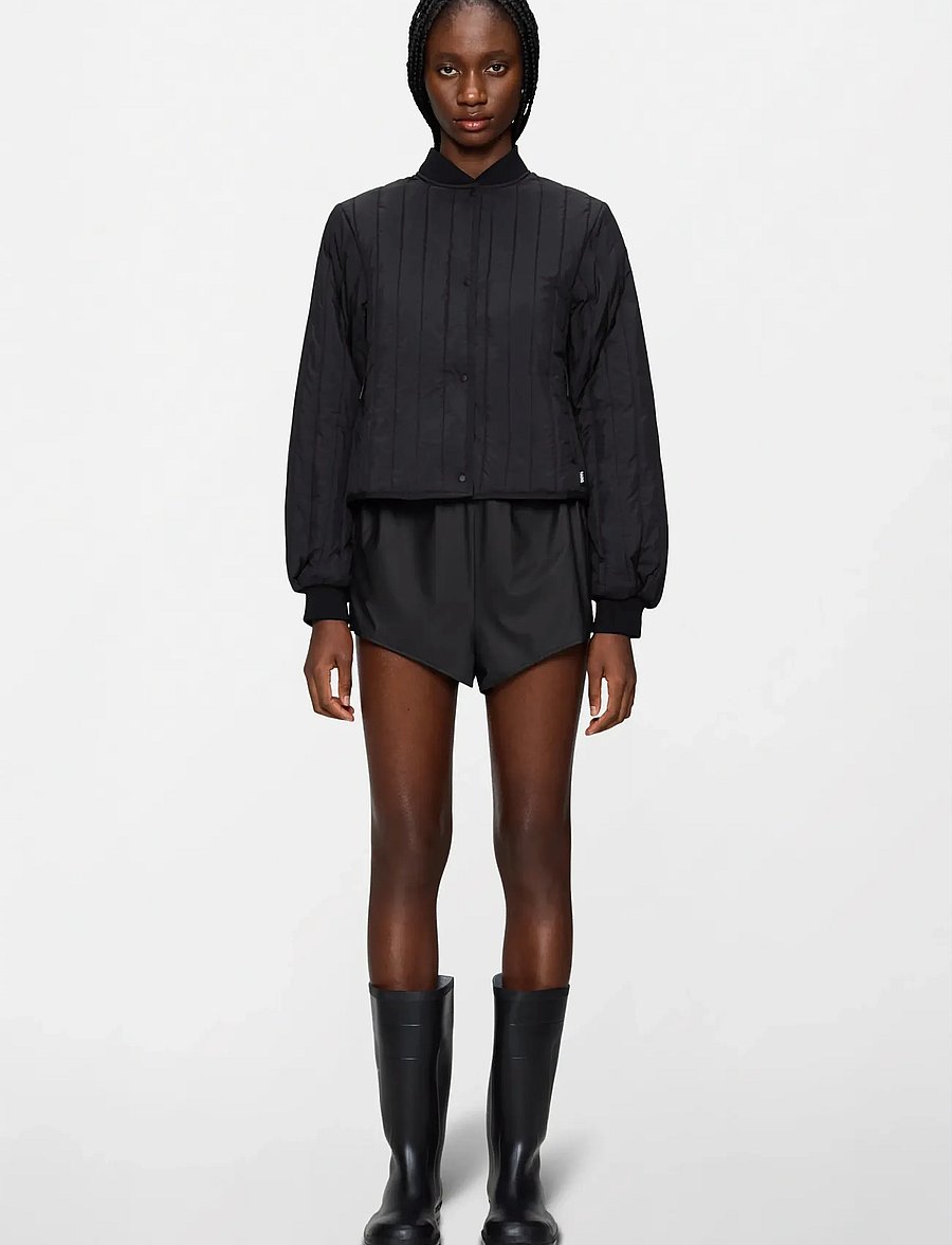 Rains - Banja Liner Bomber W Jacket T1 - vinterjackor - black - 4