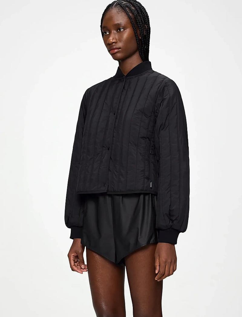 Rains - Banja Liner Bomber W Jacket T1 - vårjackor - black - 5