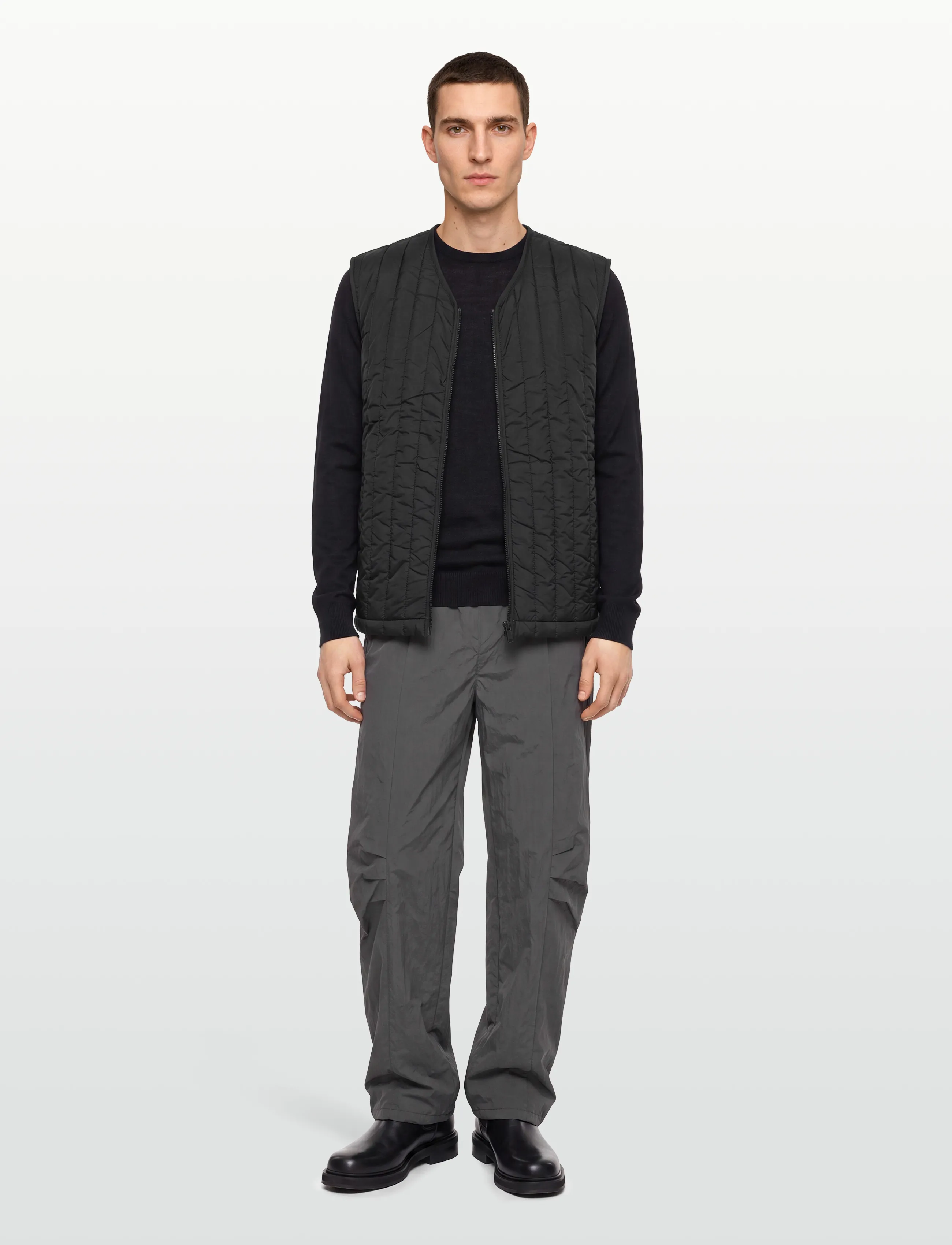 Rains Banja Liner Vest T1, M, Black, Overtøj > Veste, Herre