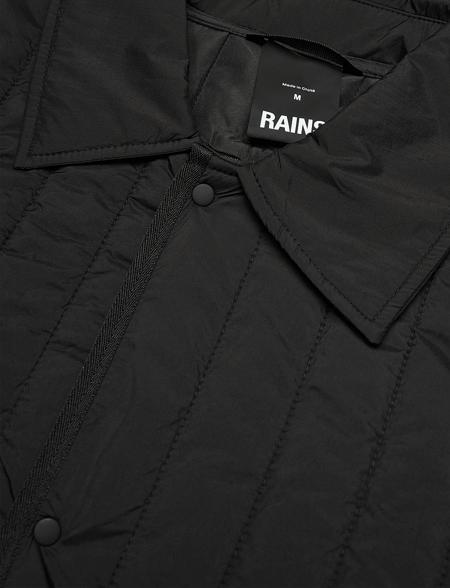 Rains - Banja Liner Overshirt T1 - black - 2