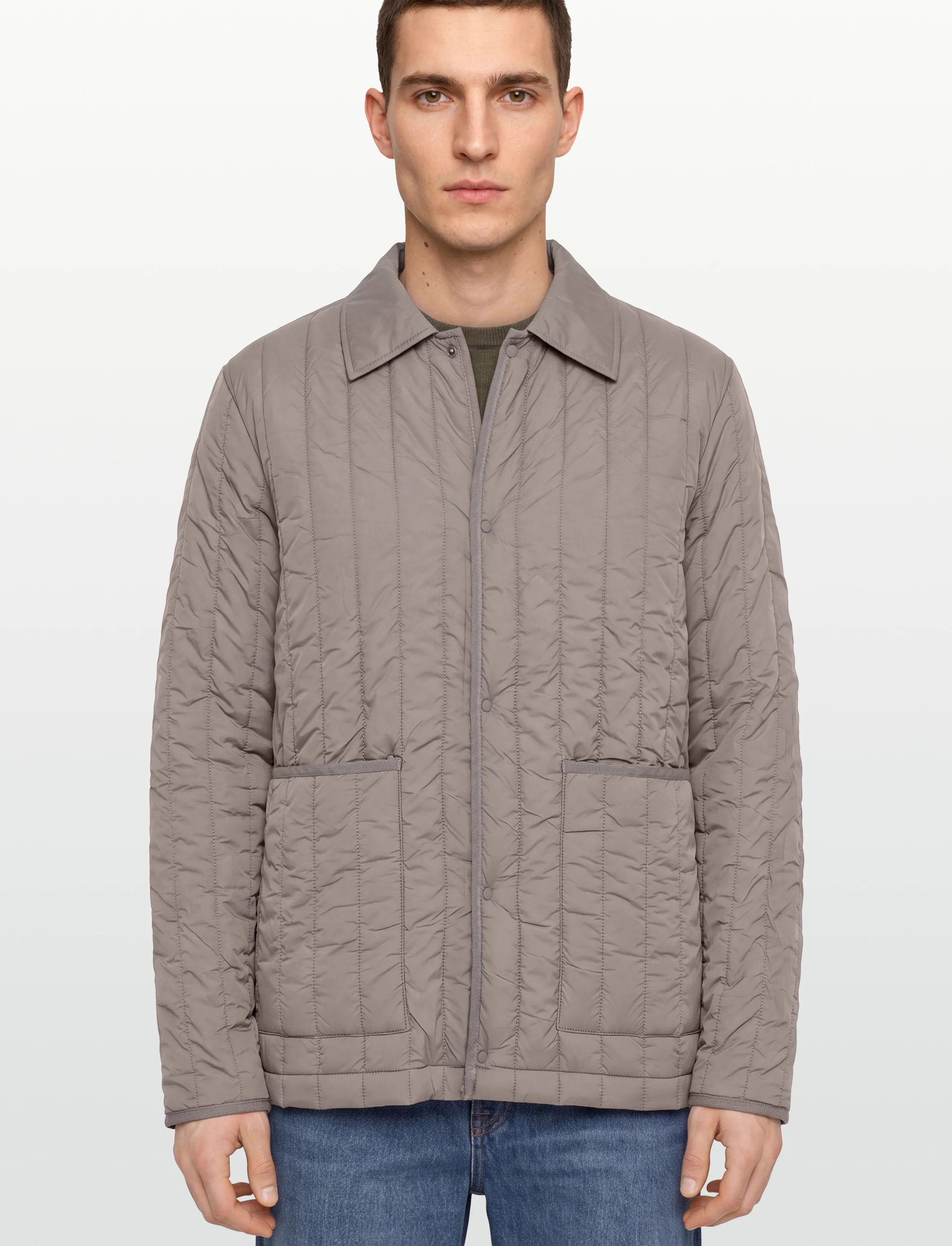 Rains - Banja Liner Overshirt T1 - forårsjakker - cinder - 3