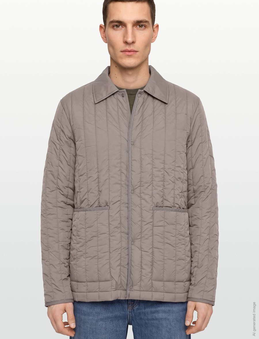 Rains - Banja Liner Overshirt T1 - forårsjakker - cinder - 3