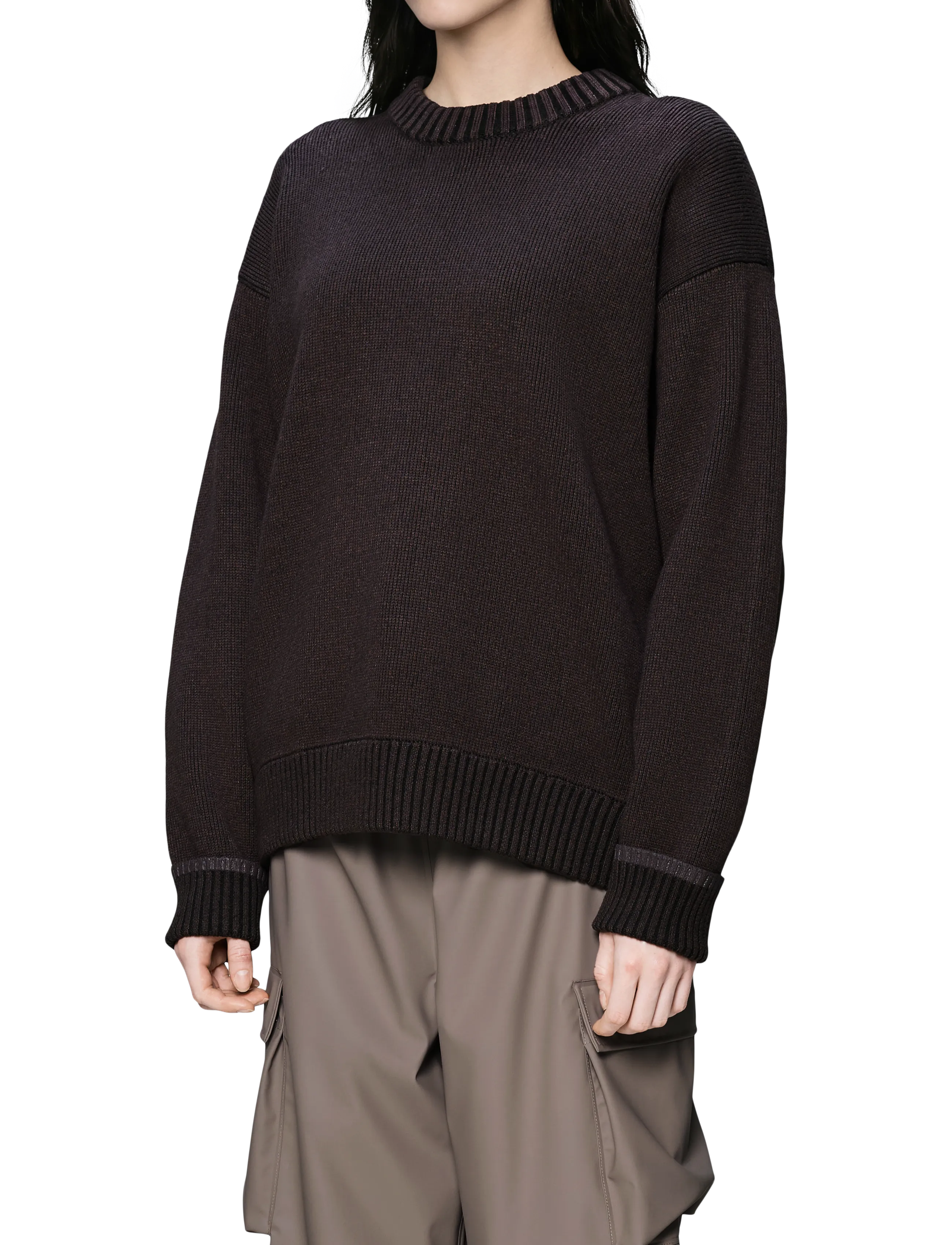 RAINS Sowa Knit Crew Neck stickade tröjor herr – bild 4