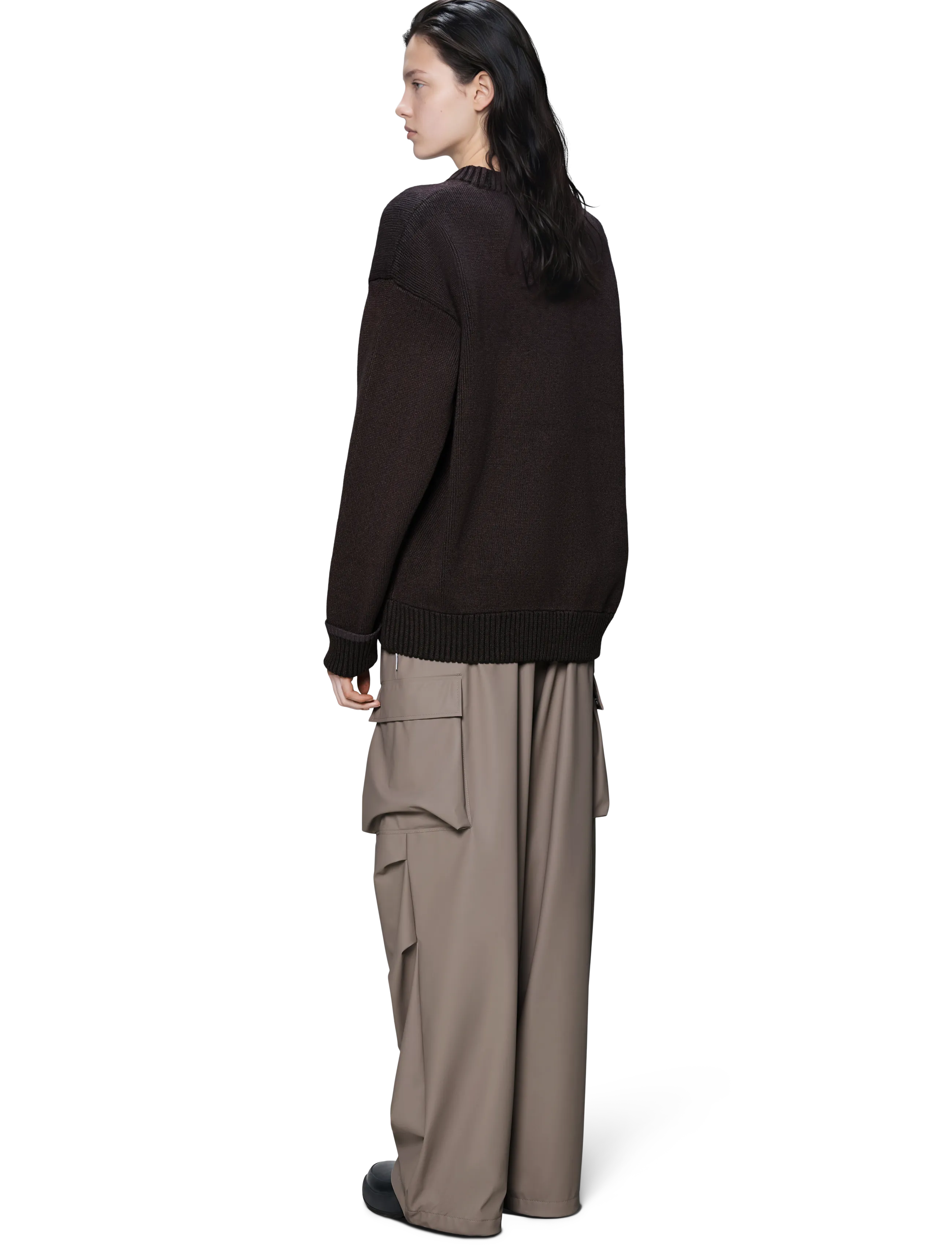 RAINS Sowa Knit Crew Neck stickade tröjor herr – bild 5