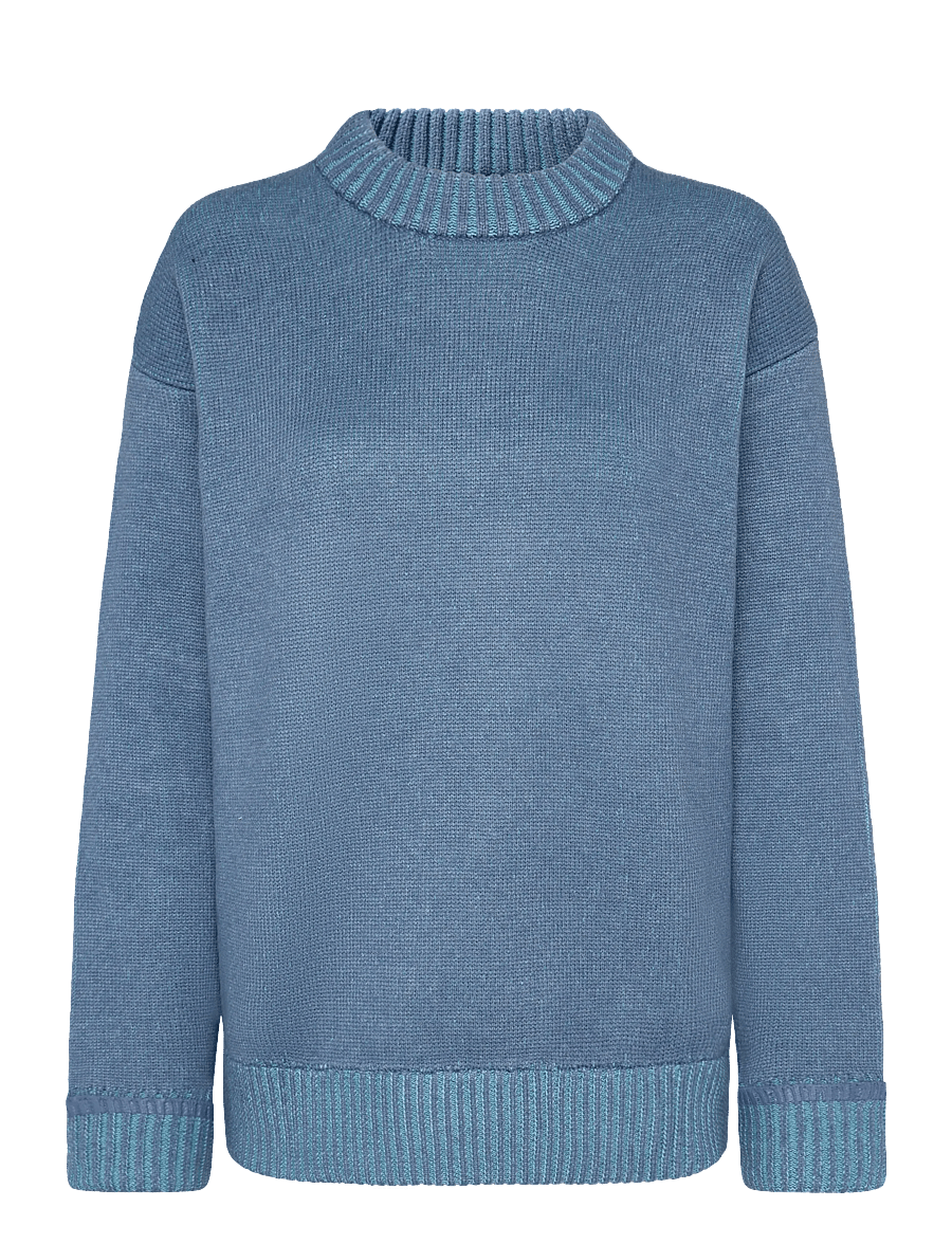 Rains - Sowa Knit Crew Neck - rundhals - blue dusk / breeze - 0