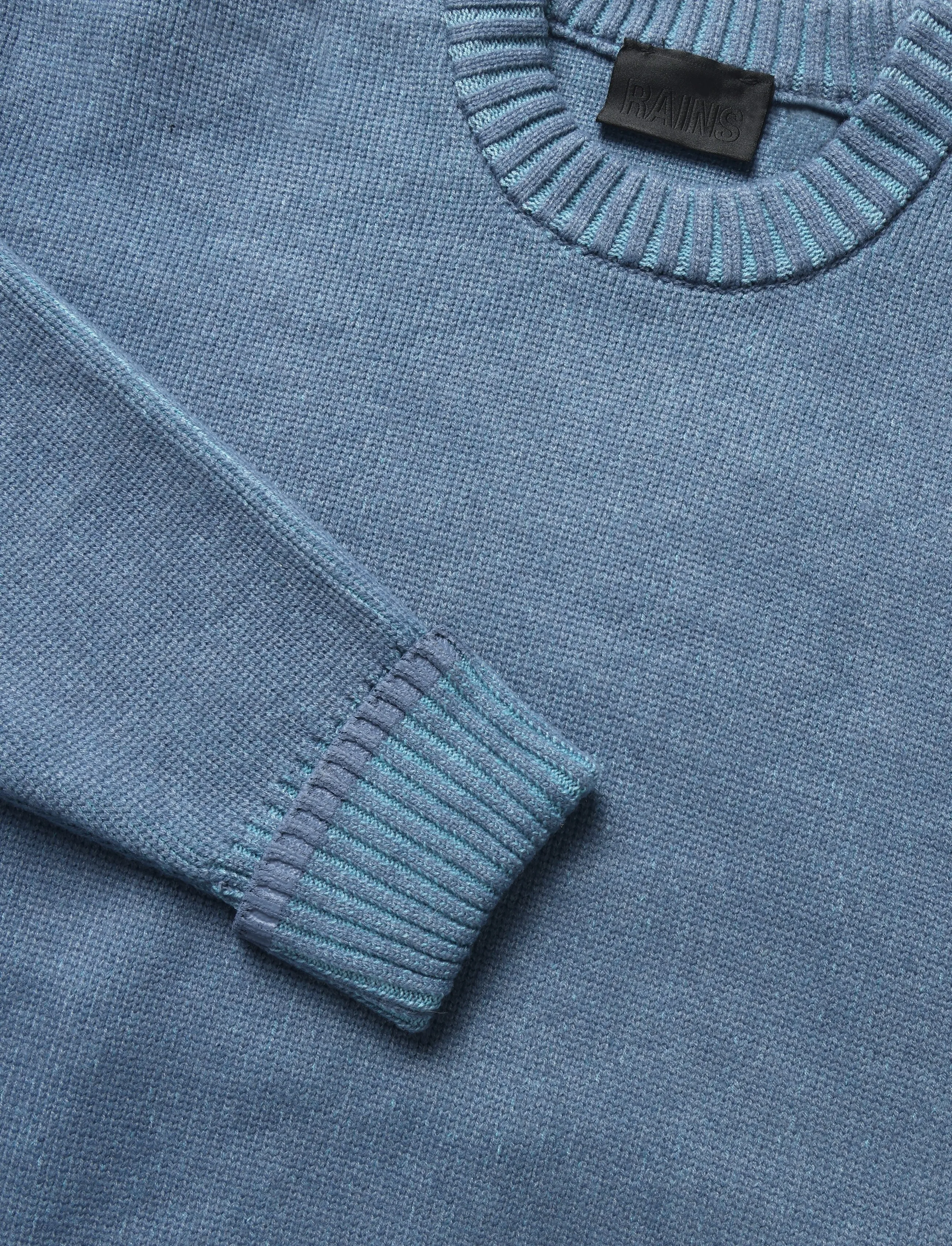 Rains - Sowa Knit Crew Neck - rundhals - blue dusk / breeze - 2