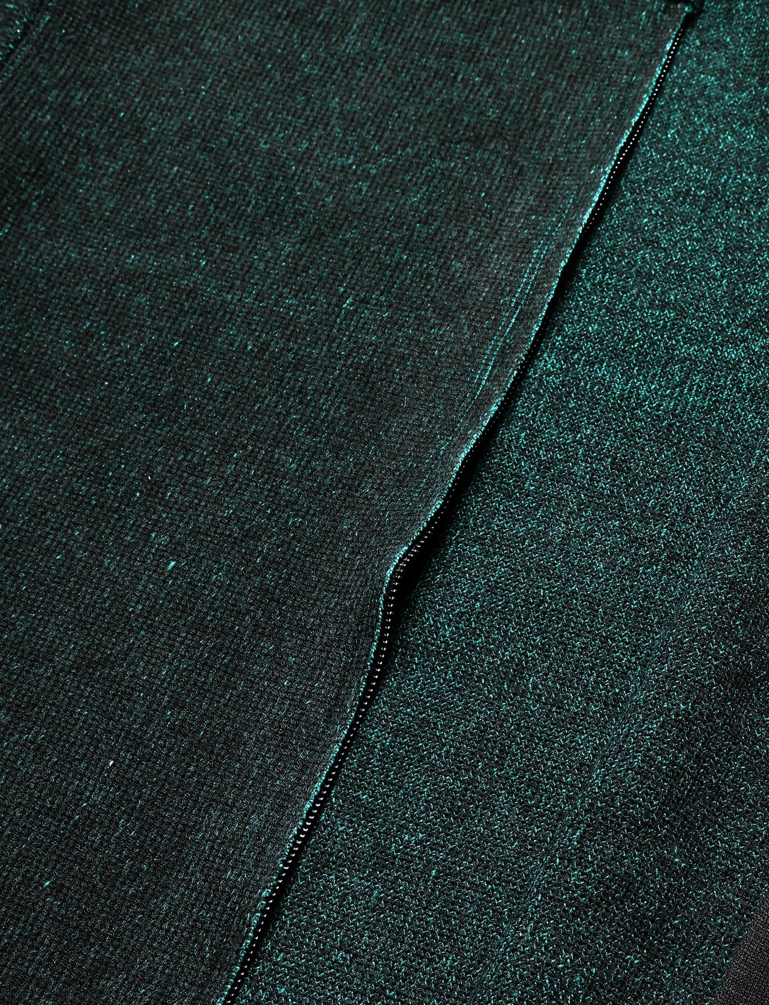Rains - Sowa Knit Zip Cardigan - pullover mit durchgehendem reißverschluss - black/ envy - 5