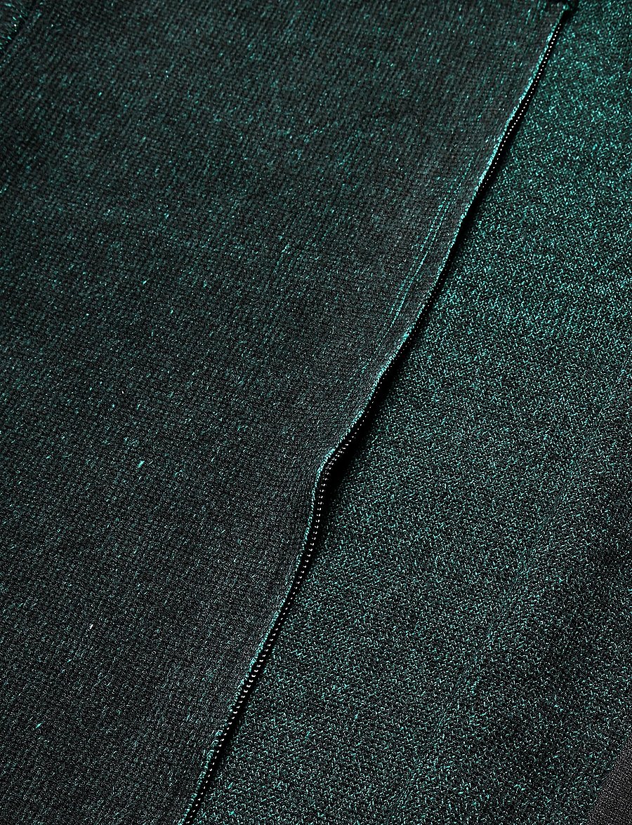 Rains - Sowa Knit Zip Cardigan - pullover mit durchgehendem reißverschluss - black/ envy - 5