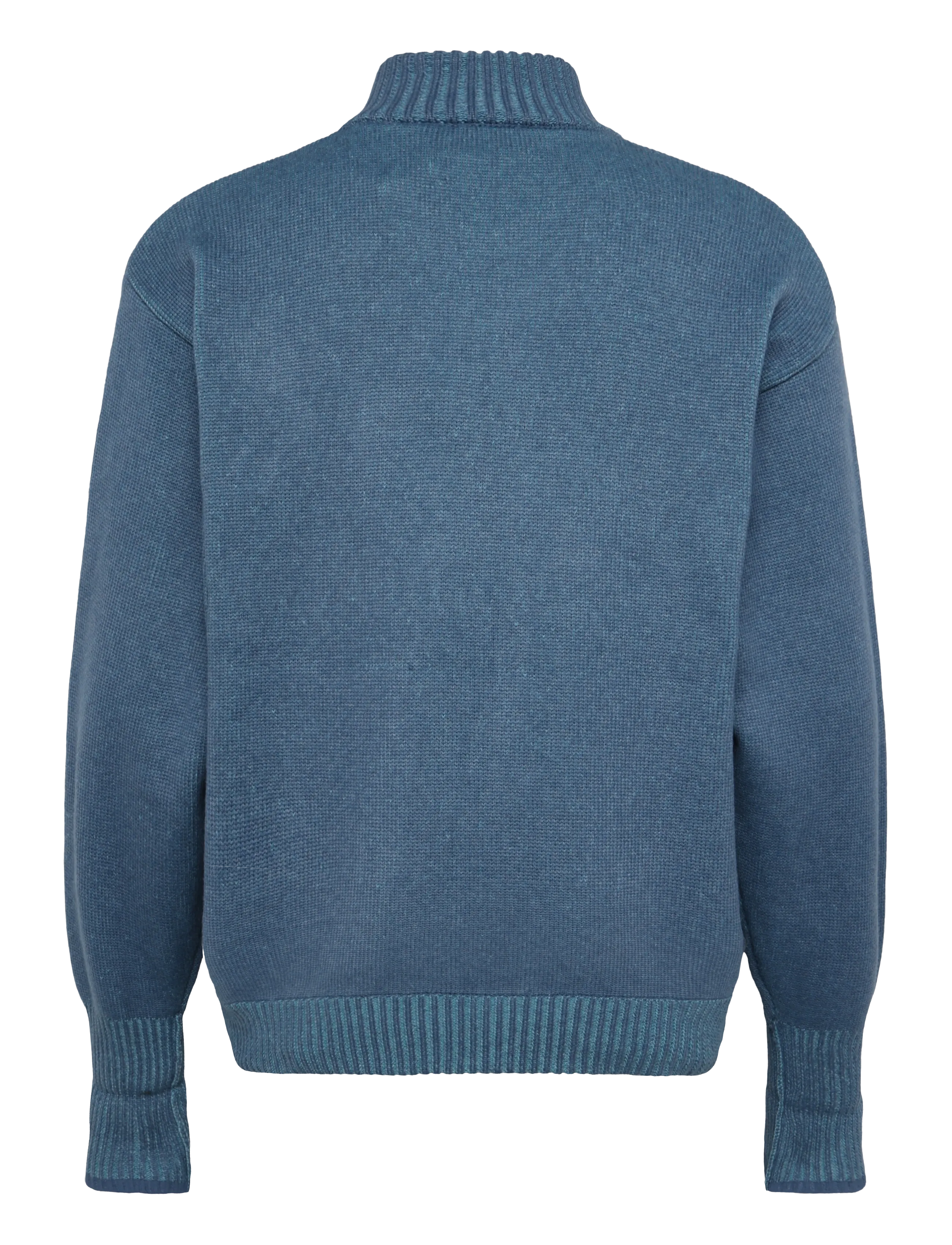 Rains - Sowa Knit Zip Cardigan - pullover mit durchgehendem reißverschluss - blue dusk / breeze - 1