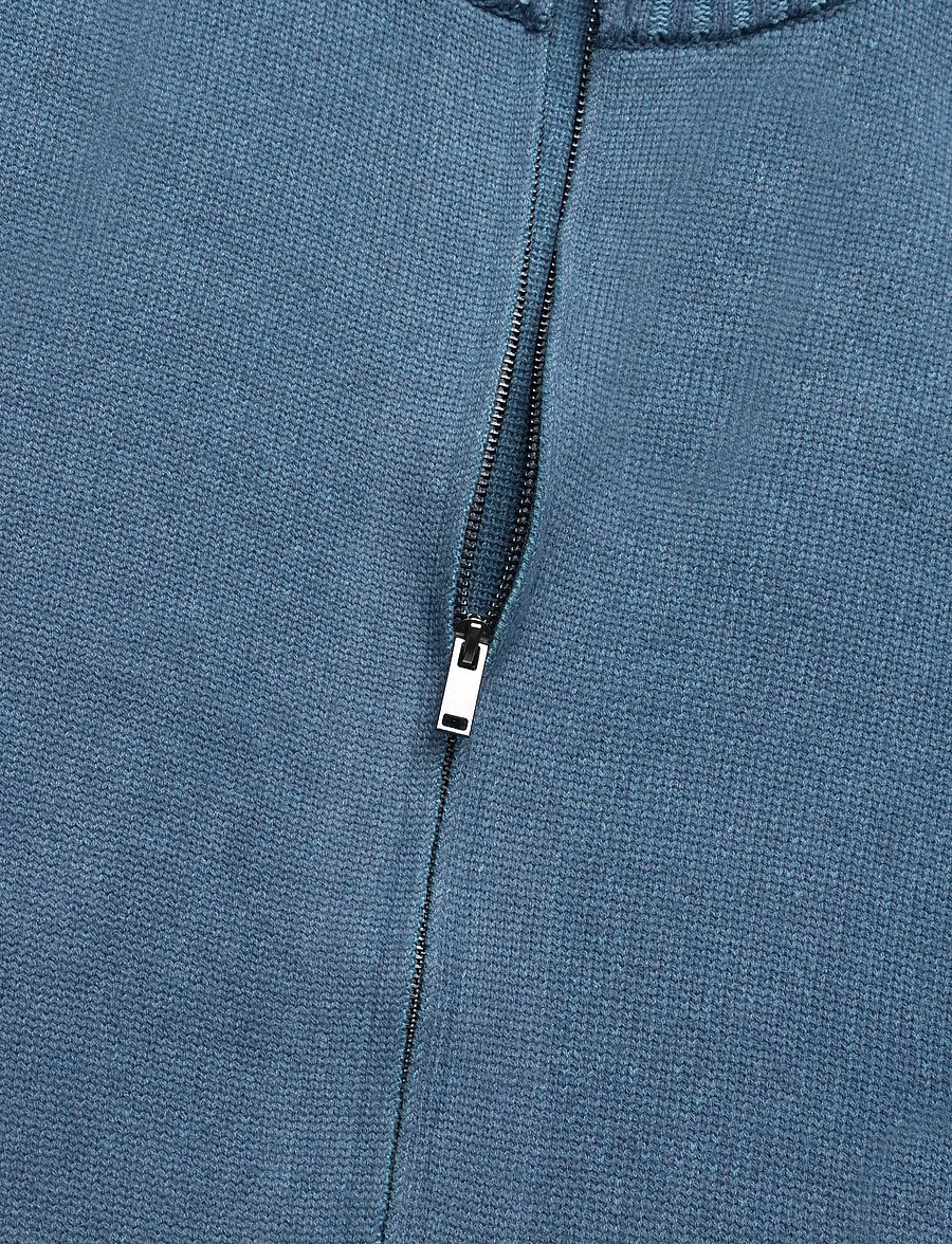 Rains - Sowa Knit Zip Cardigan - pullover mit durchgehendem reißverschluss - blue dusk / breeze - 3