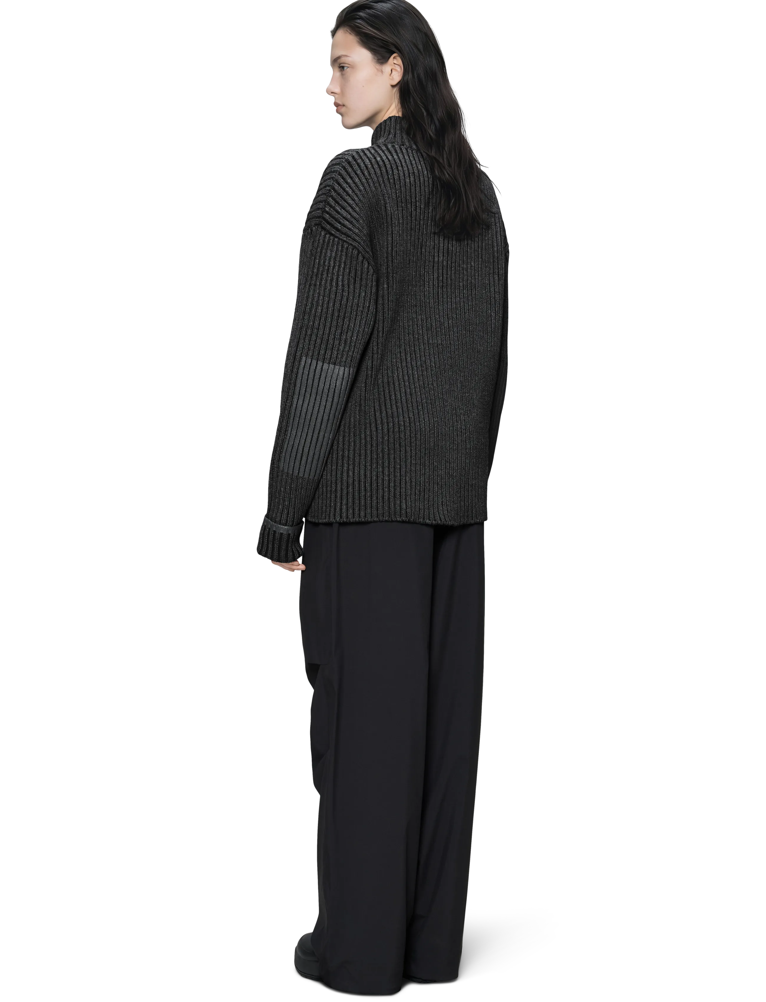 RAINS Sapa Knit Half Zip polotröjor herr – bild 5