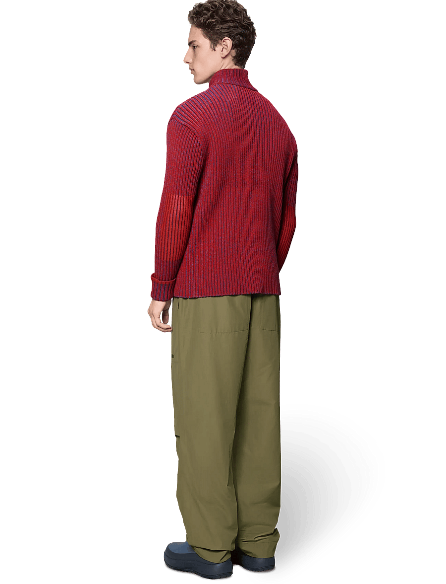Rains - Sapa Knit Half Zip Spark/ Blue Dusk-S - pullover mit halbem reißverschluss - spark/ blue dusk - 3
