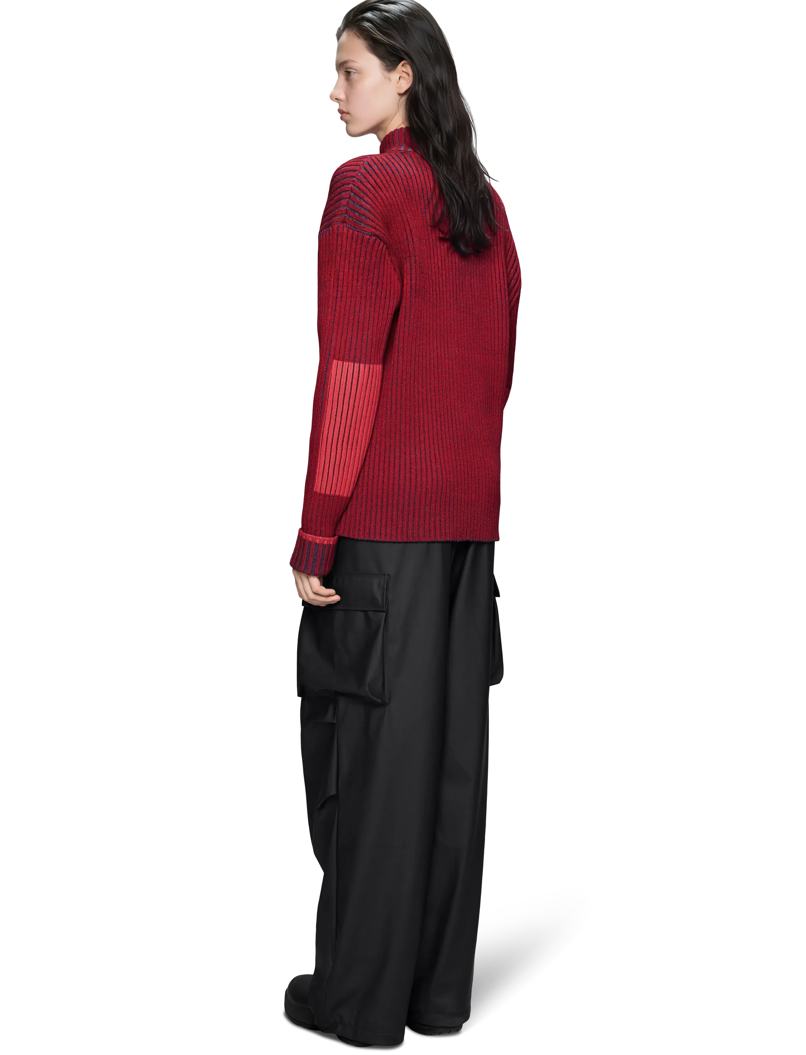 RAINS Sapa Knit Half Zip polotröjor herr – bild 5