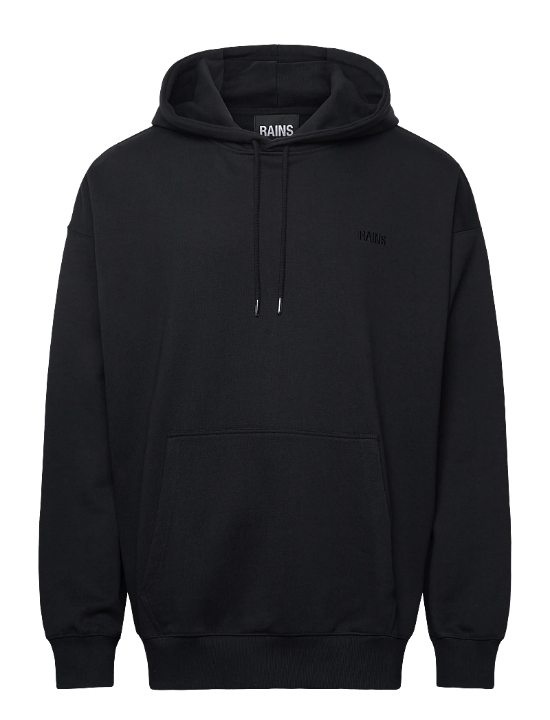 Rains - Classic Hoodie Blurred - hættetrøjer - black - 1