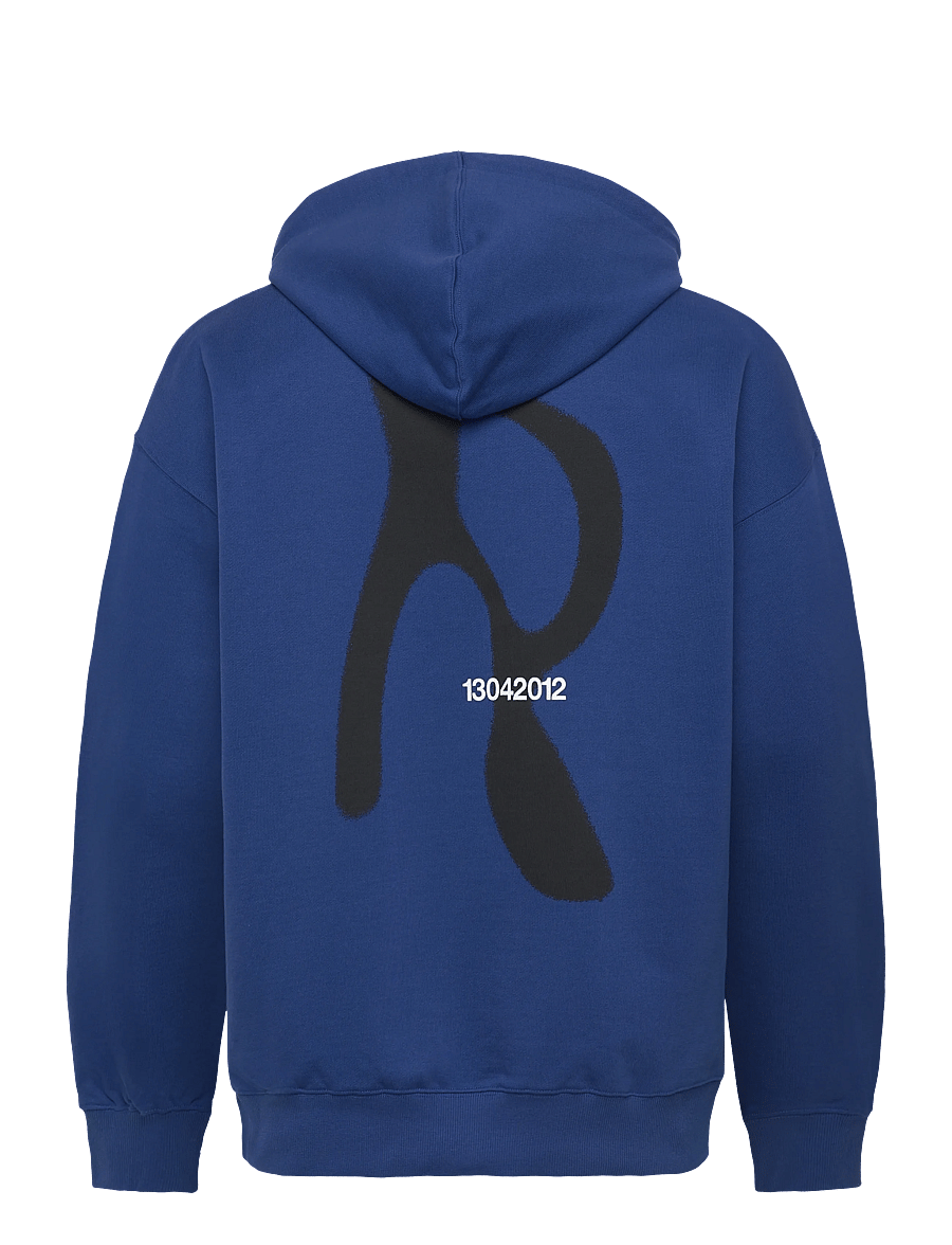 Rains - Classic Hoodie Blurred - kapuutsiga dressipluusid - horizon - 2
