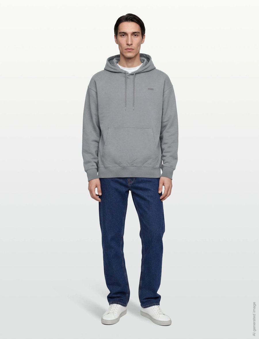Rains - Classic Hoodie Blurred - kapuutsiga dressipluusid - shadow - 0
