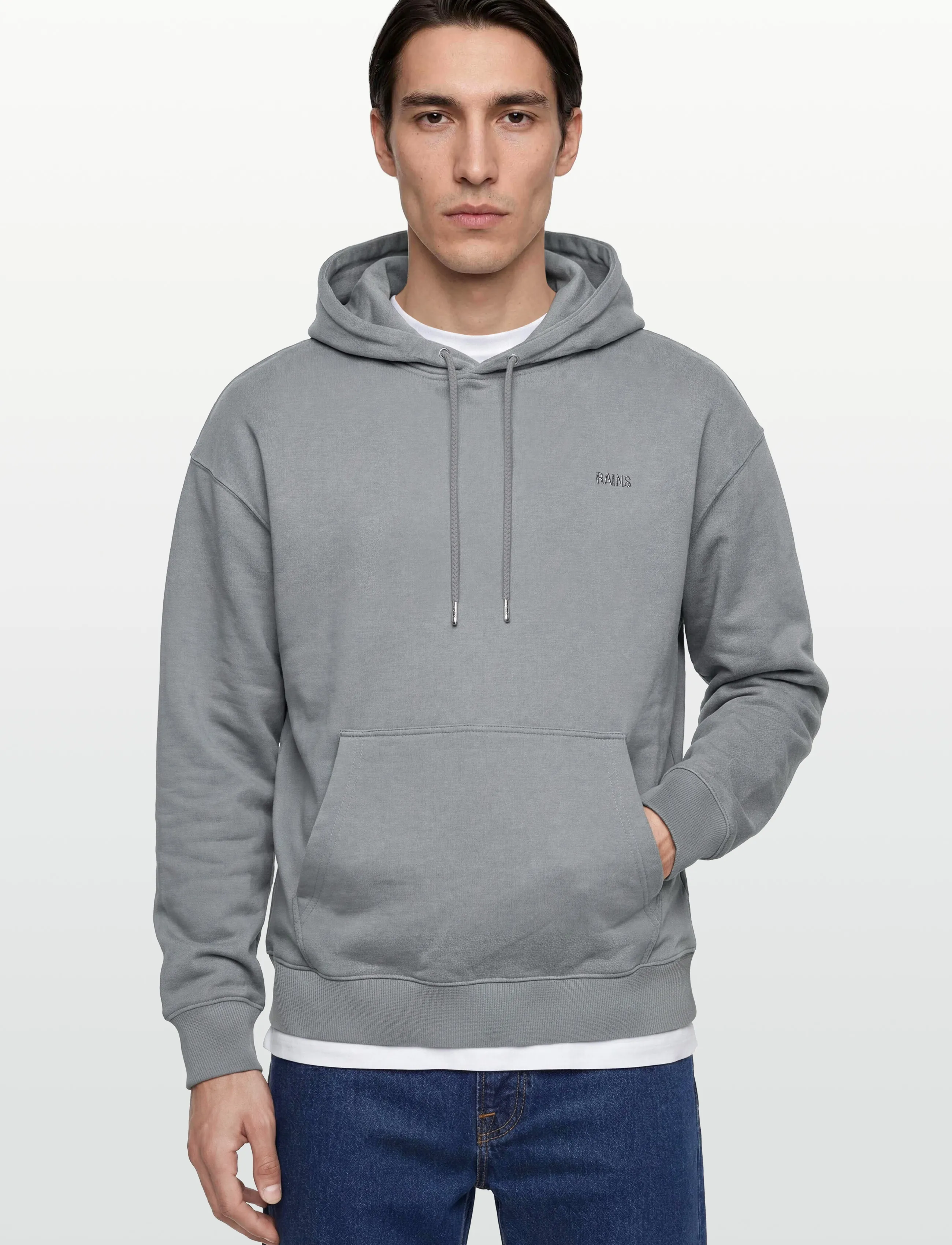 Rains - Classic Hoodie Blurred - kapuutsiga dressipluusid - shadow - 3