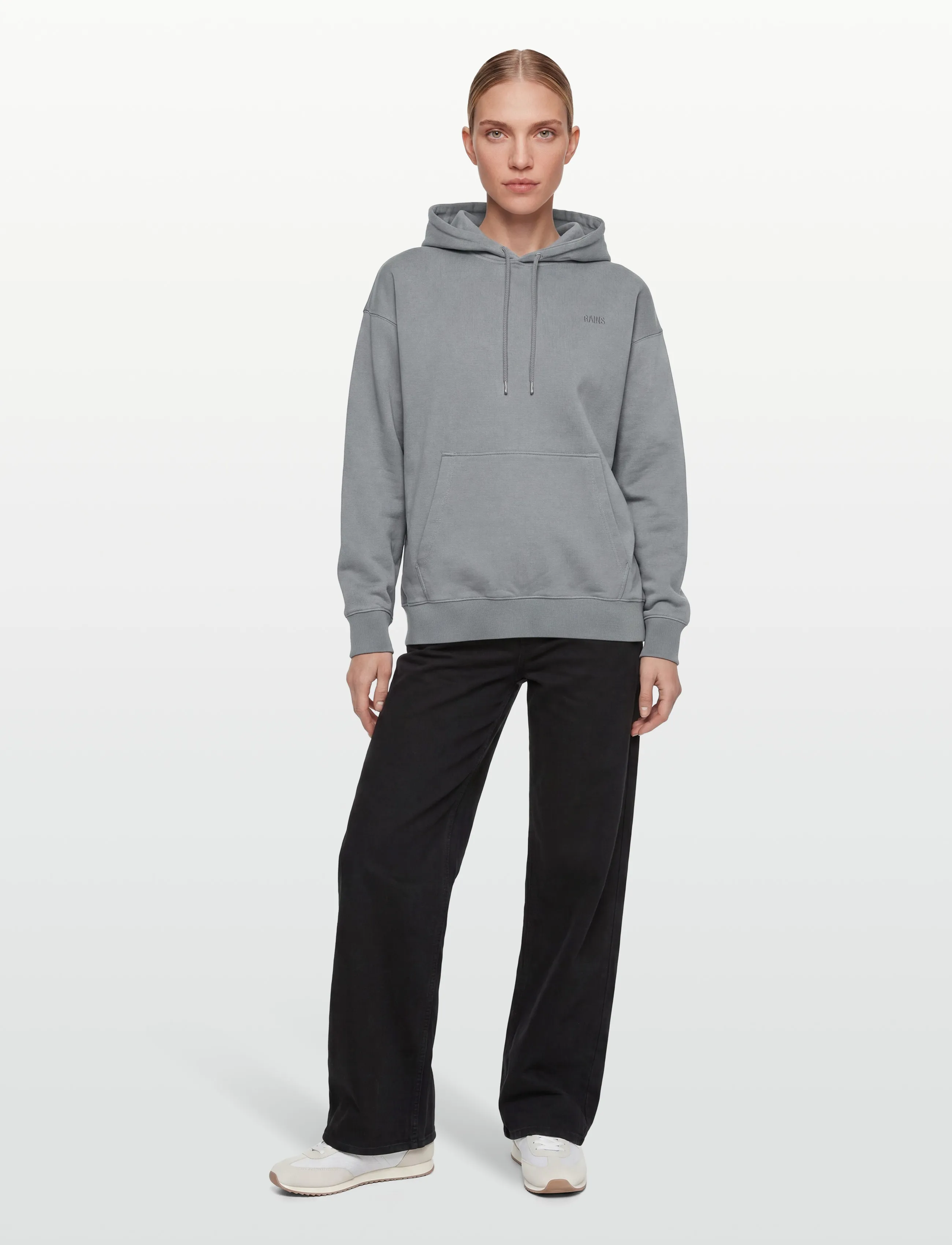 Rains - Classic Hoodie Blurred - kapuutsiga dressipluusid - shadow - 4