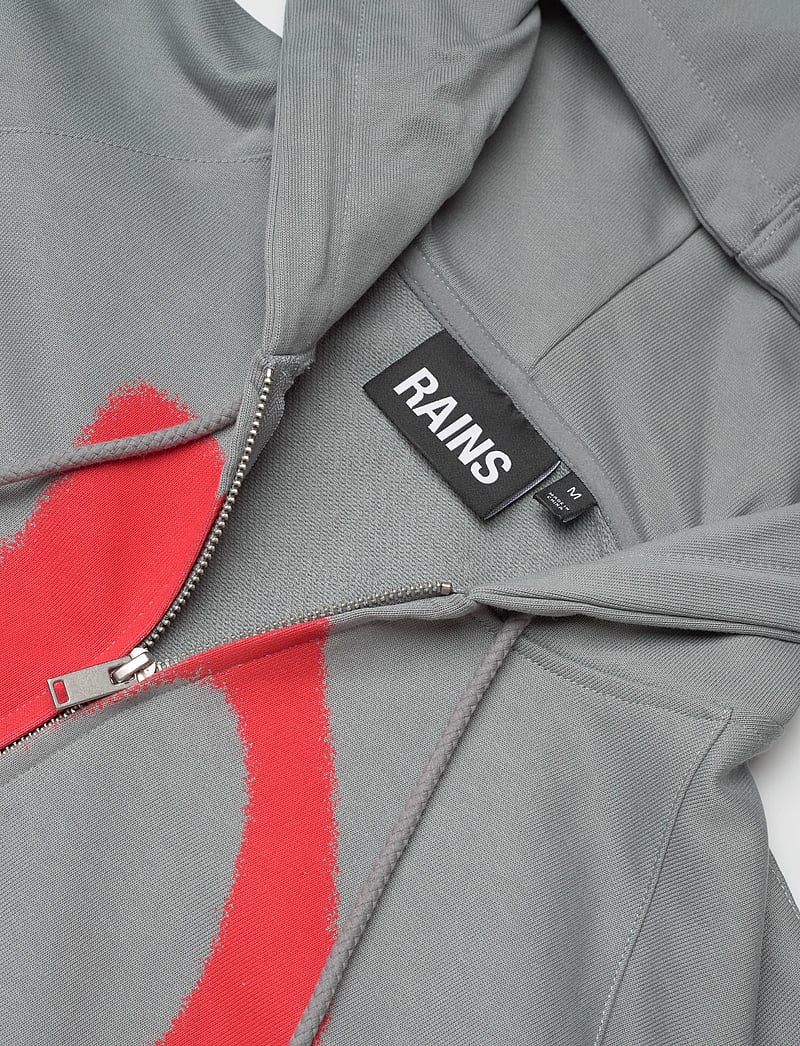 Rains - Classic Zip Hoodie Blurred - kapuzenpullover - shadow - 2