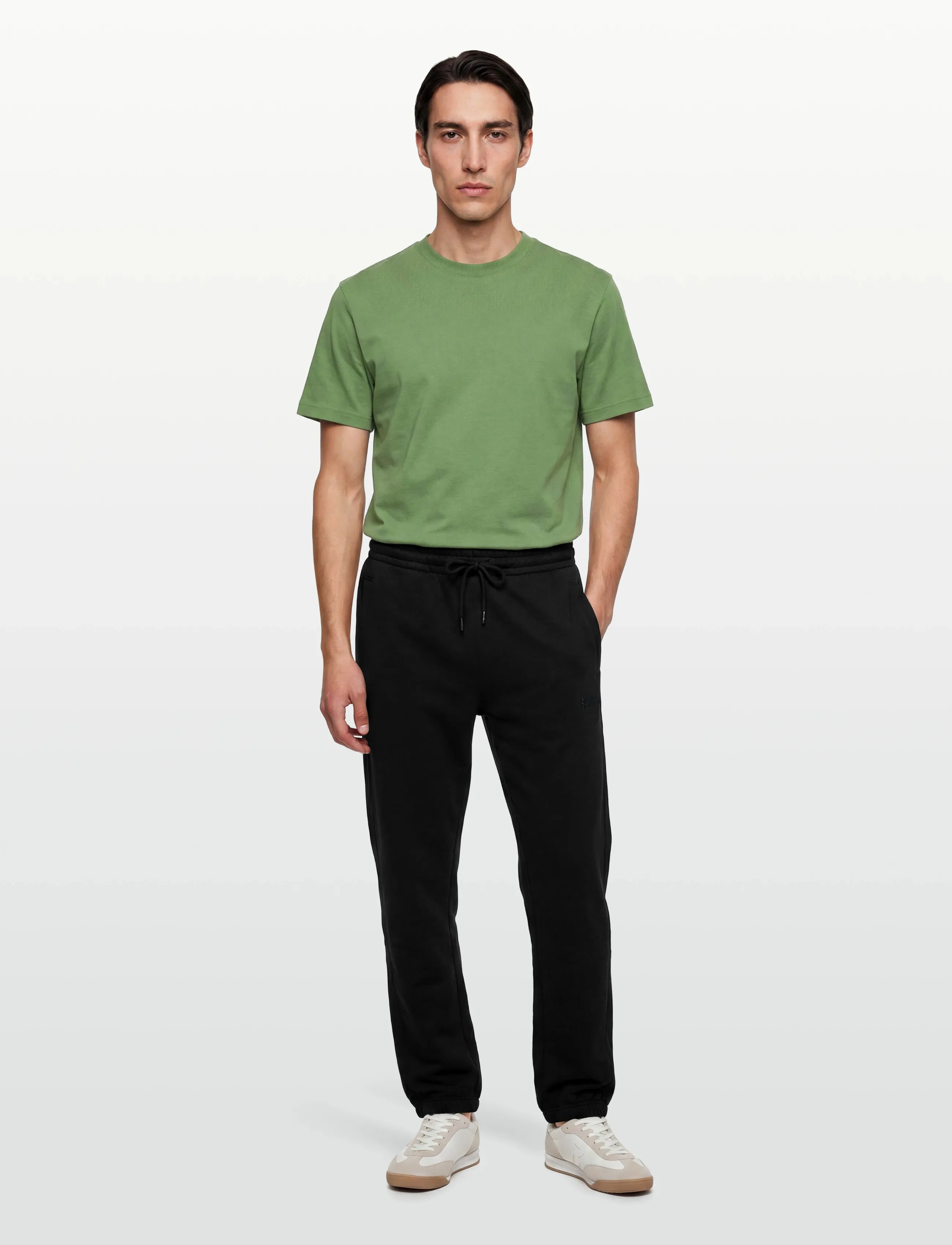 Rains Classic Cuff Pants Blurred, XL, Black, Sport Pants > Sport Sweatpants, Herre