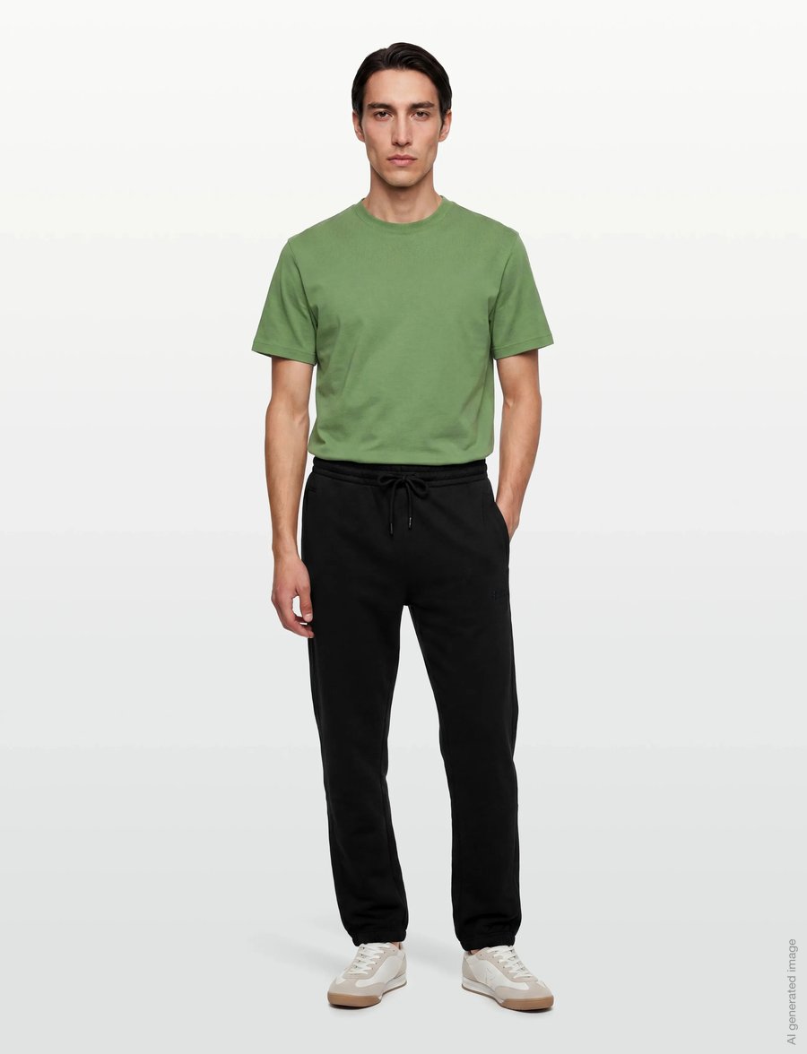 Rains - Classic Cuff Pants Blurred - püksid - black - 0