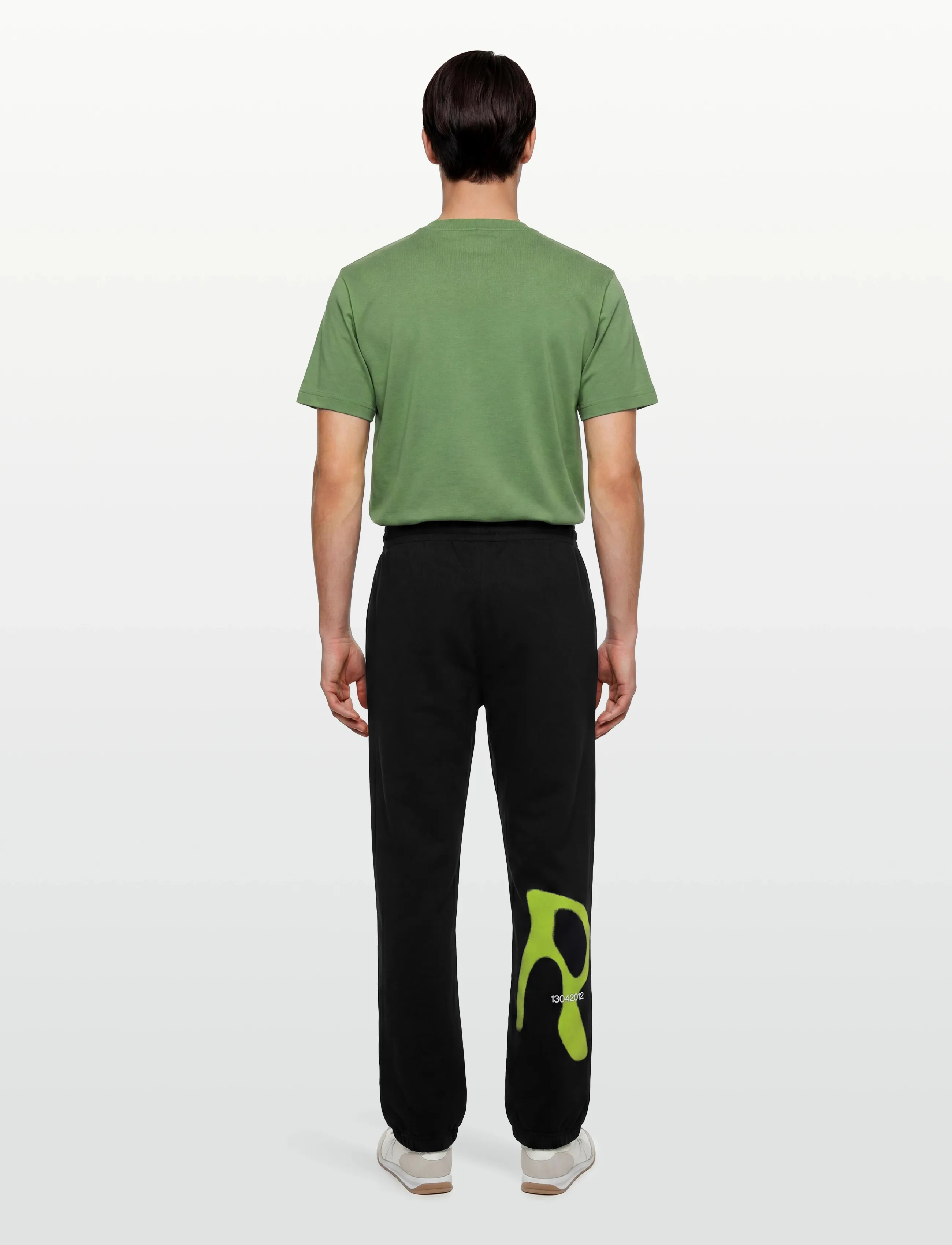 Rains - Classic Cuff Pants Blurred - püksid - black - 4