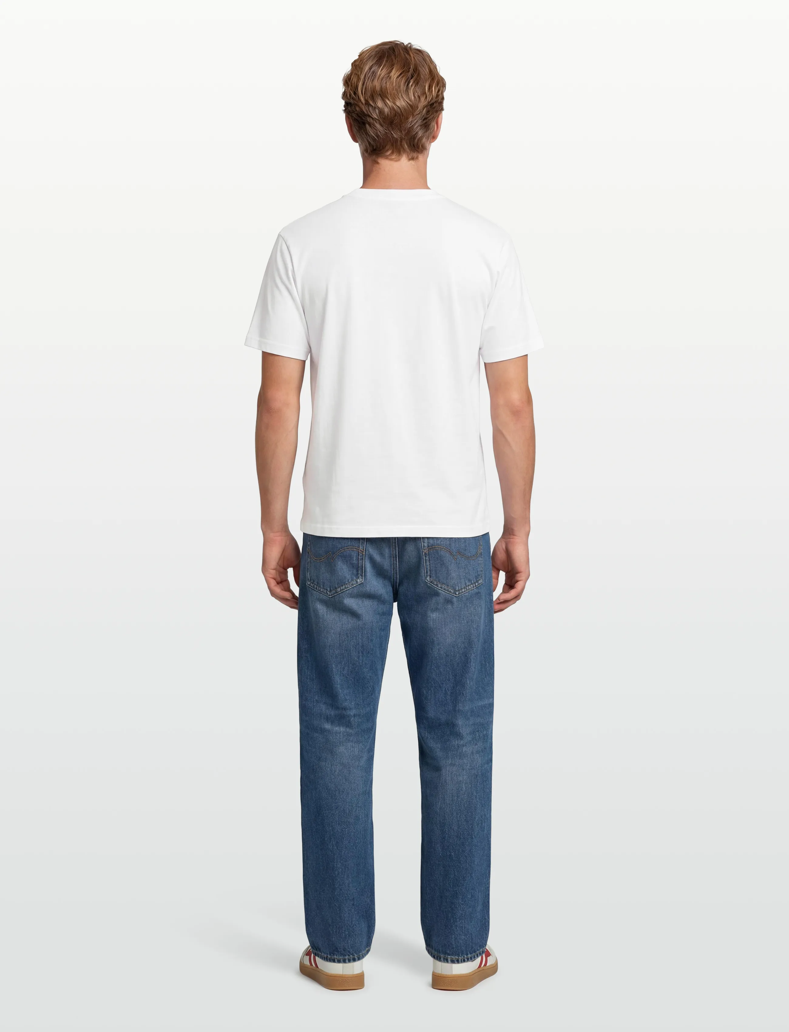 Rains - Classic T-shirt Blurred - kortærmede t-shirts - white - 4