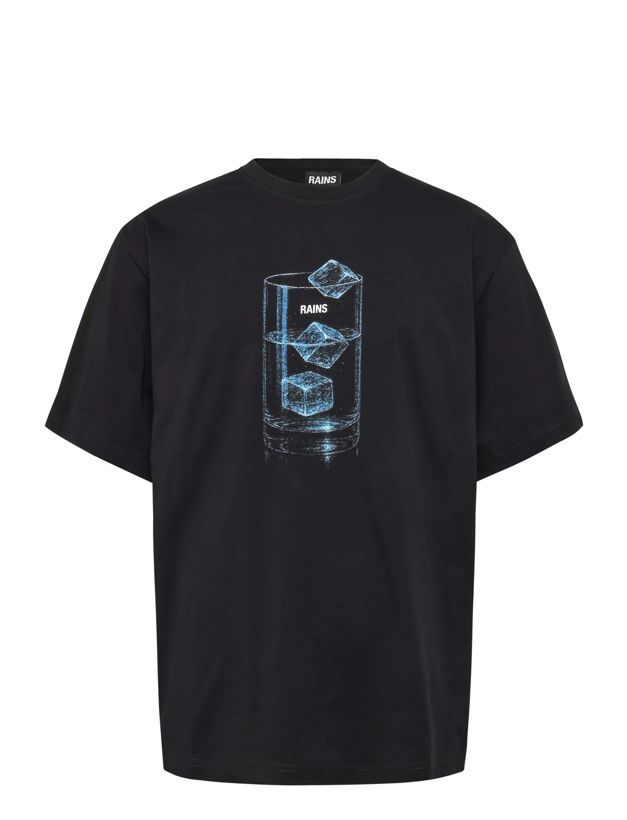 Rains Classic T-shirt Cubes - Shop by occasion - BLACK / black