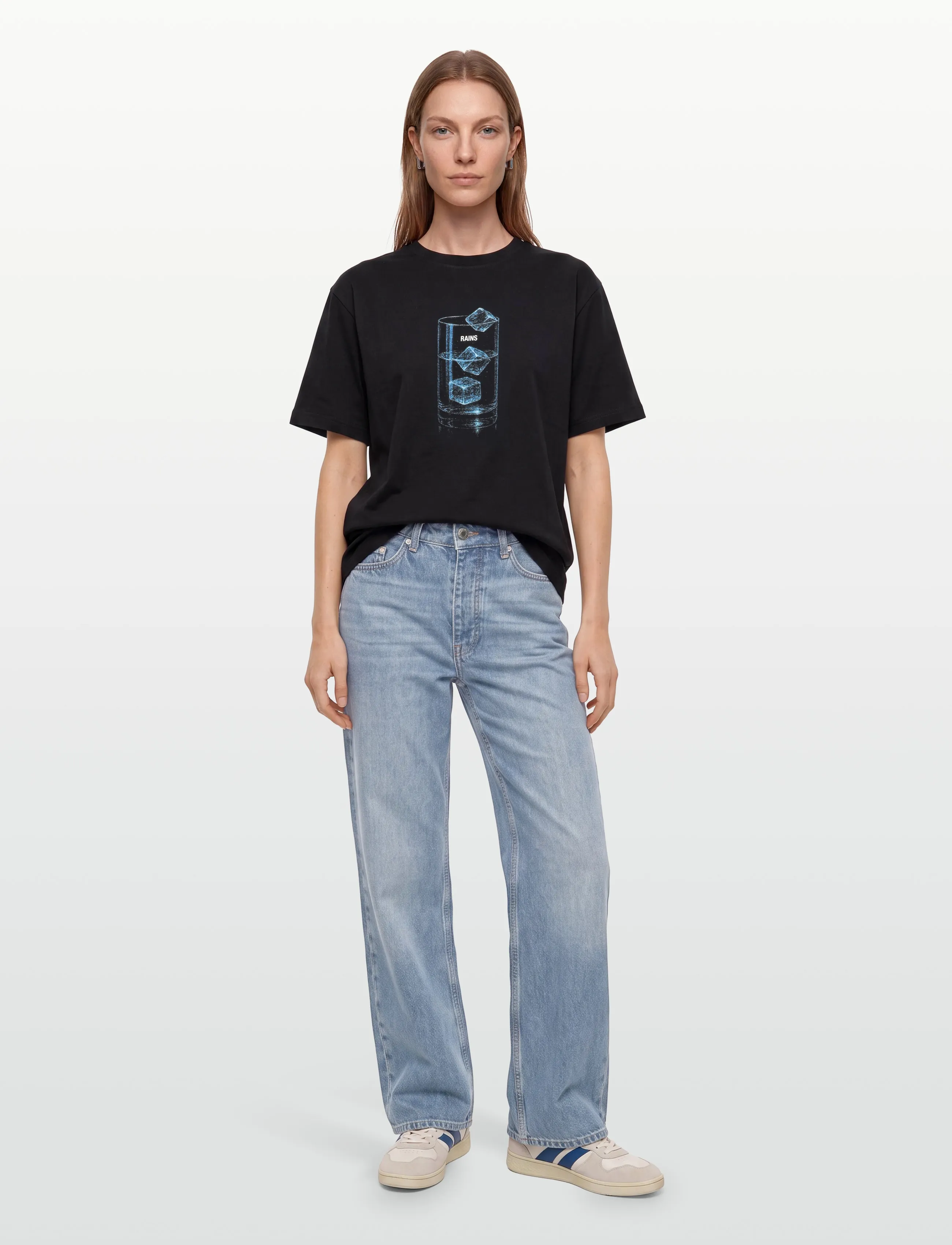 RAINS Classic T-Shirt Cubes herr – bild 3