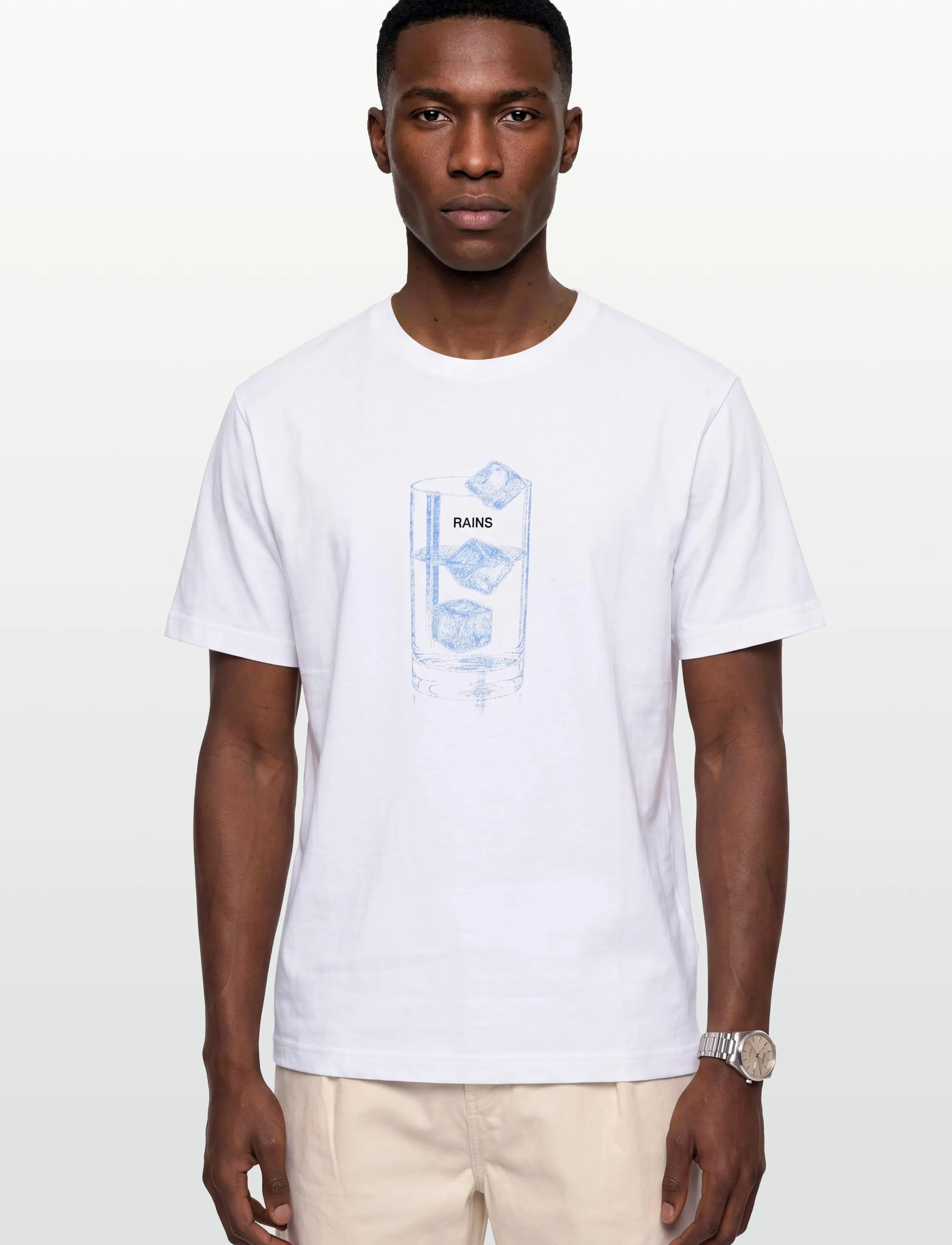 RAINS Classic T-Shirt Cubes herr – bild 2