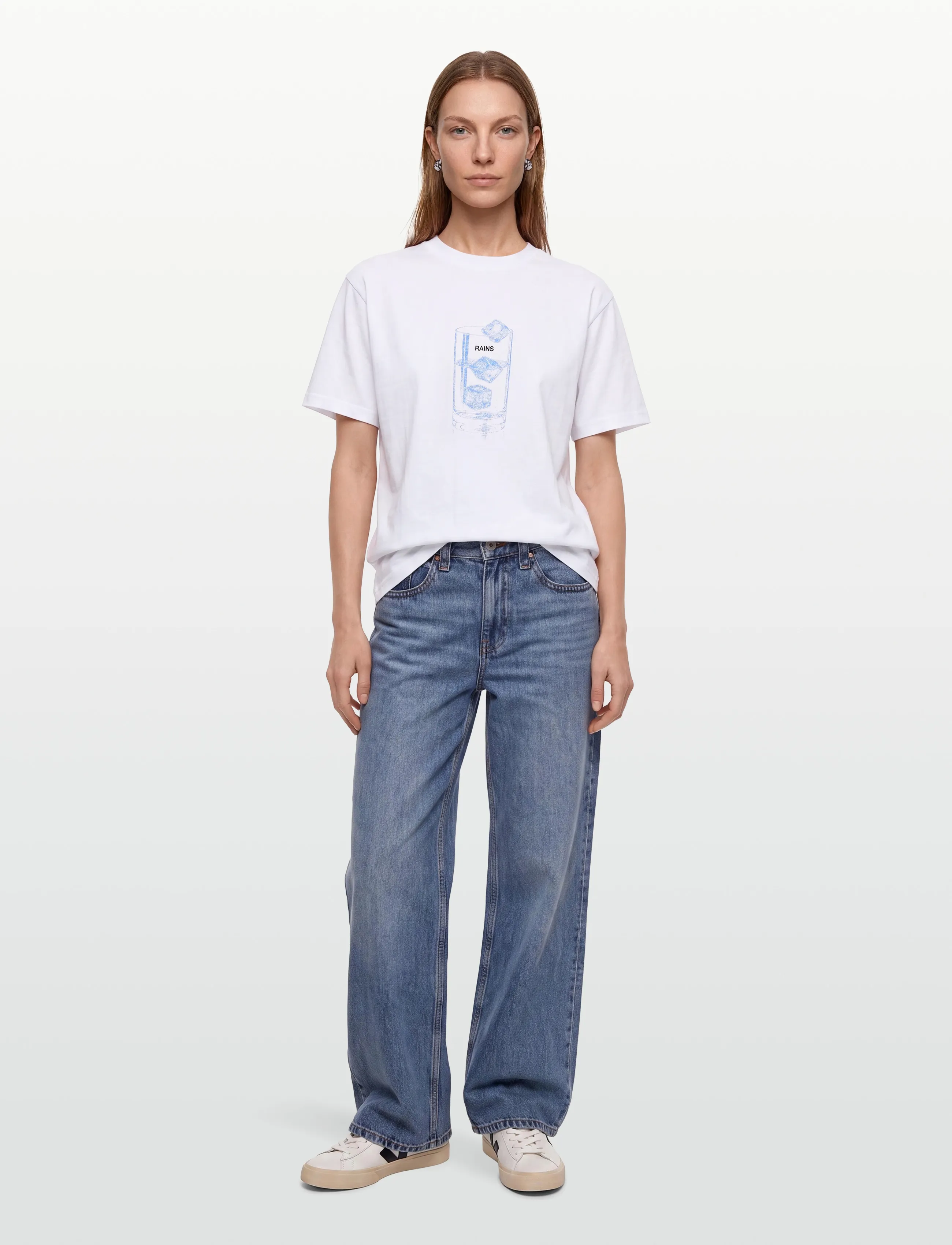 RAINS Classic T-Shirt Cubes herr – bild 3