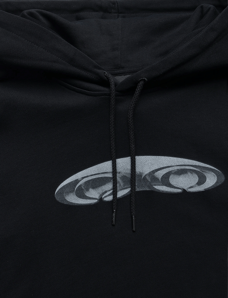 Rains - Classic Hoodie Splash 3D - kapuzenpullover - black - 2