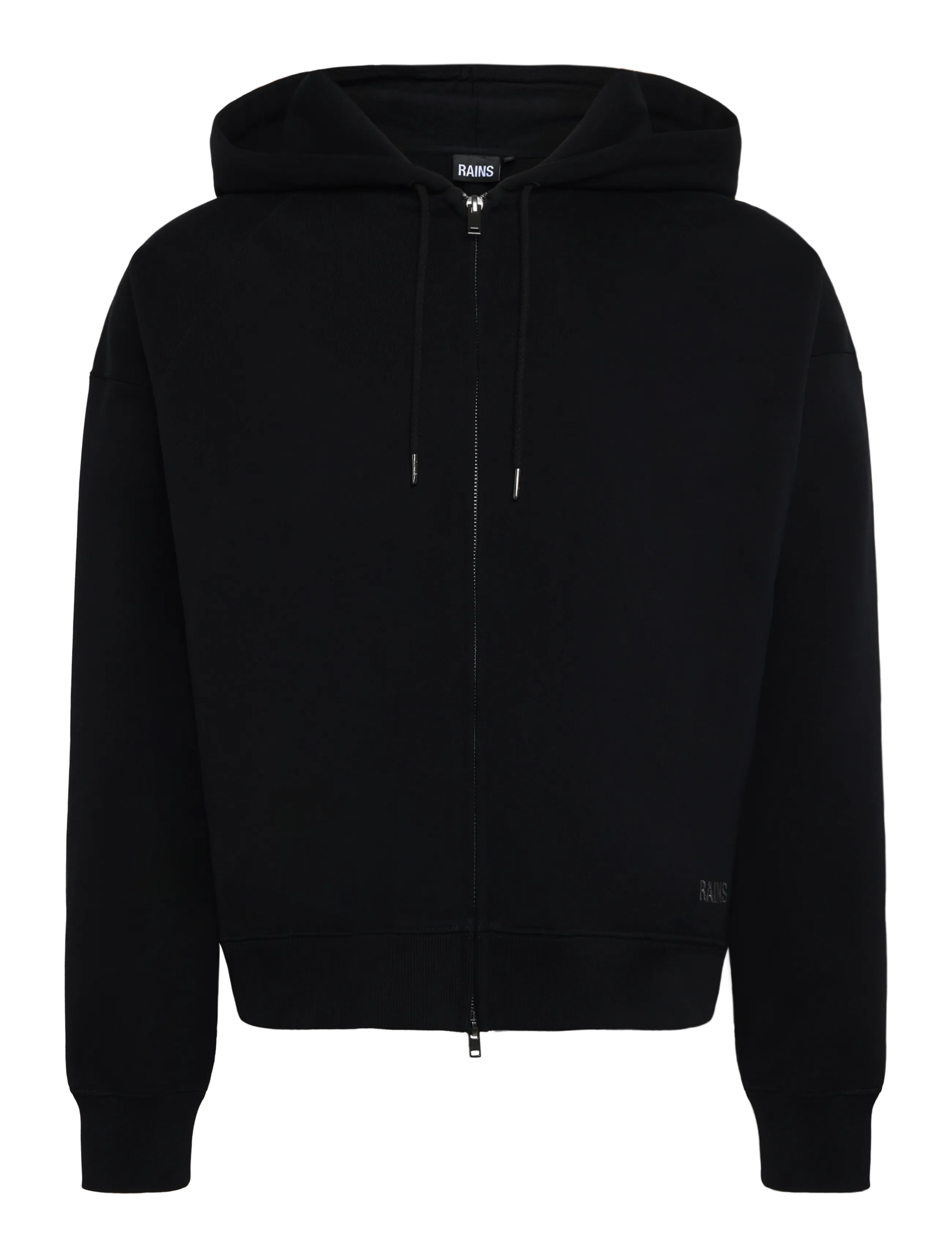 Rains Classic Zip Hoodie Splash 3D - Kollektsioonid - BLACK / black