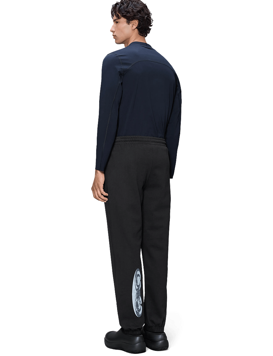 Rains - Classic Cuff Pants Splash 3D - osta olukorra järgi - black - 3