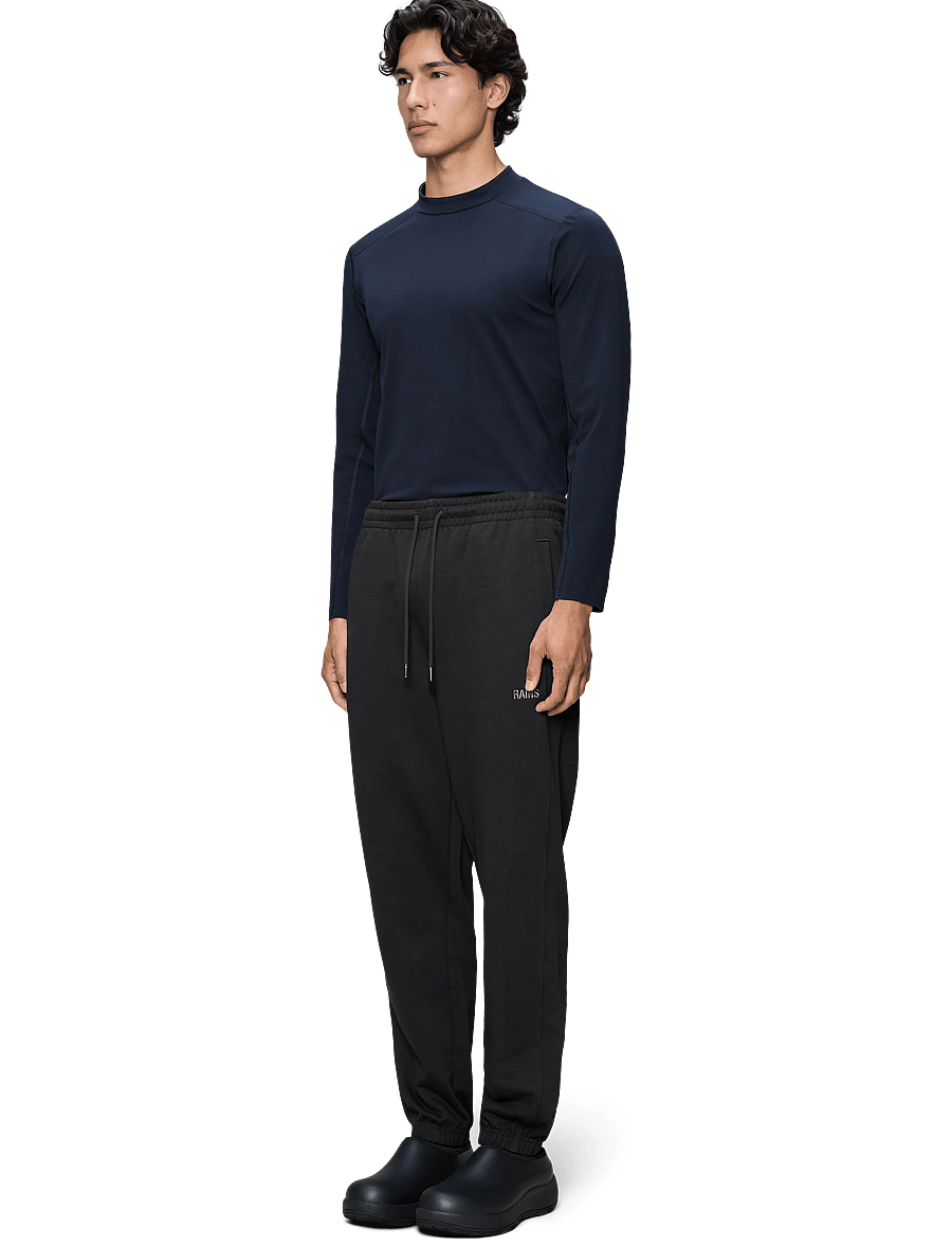 Rains - Classic Cuff Pants Splash 3D - osta olukorra järgi - black - 4