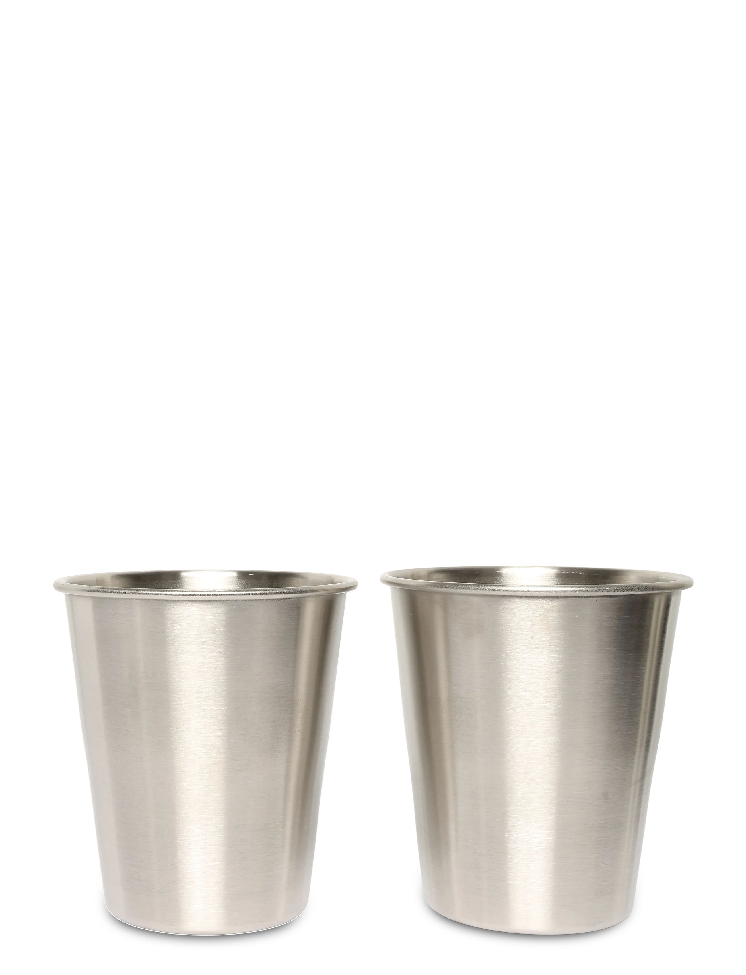 Rains Stainless Steel 2-Pack Cups 300ml - Muggar & Koppar - STEEL / silver