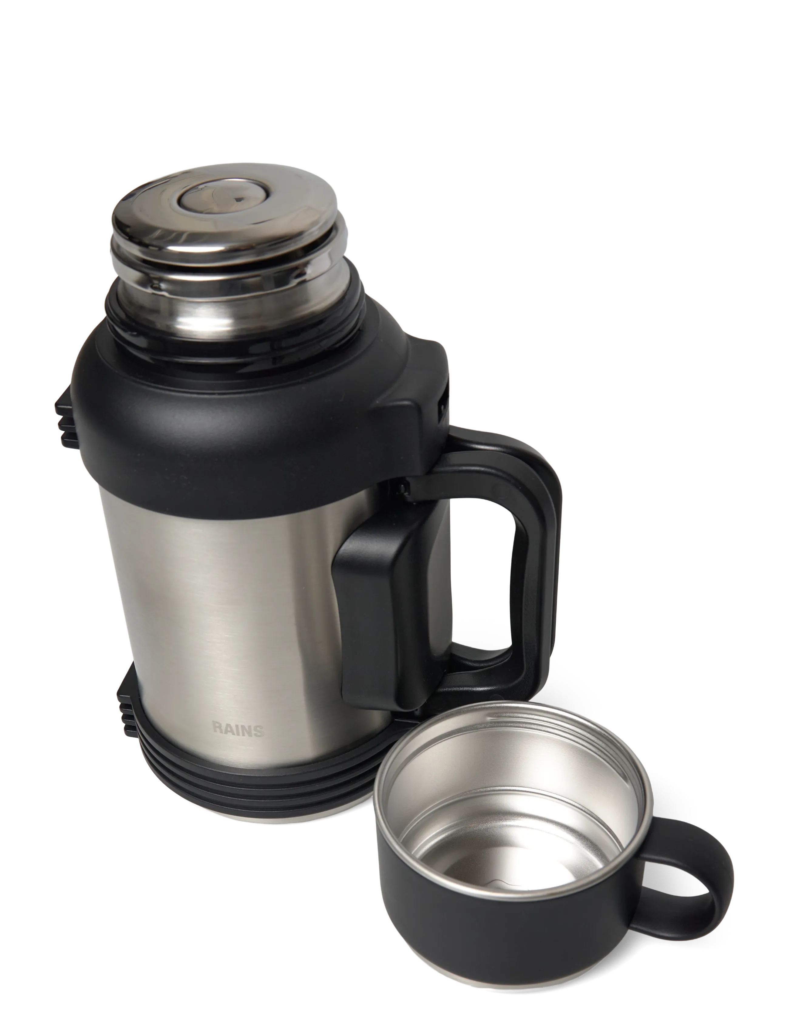 Rains - Stainless Steel Tumbler Vacuum Flask 1300ml - steel - 1
