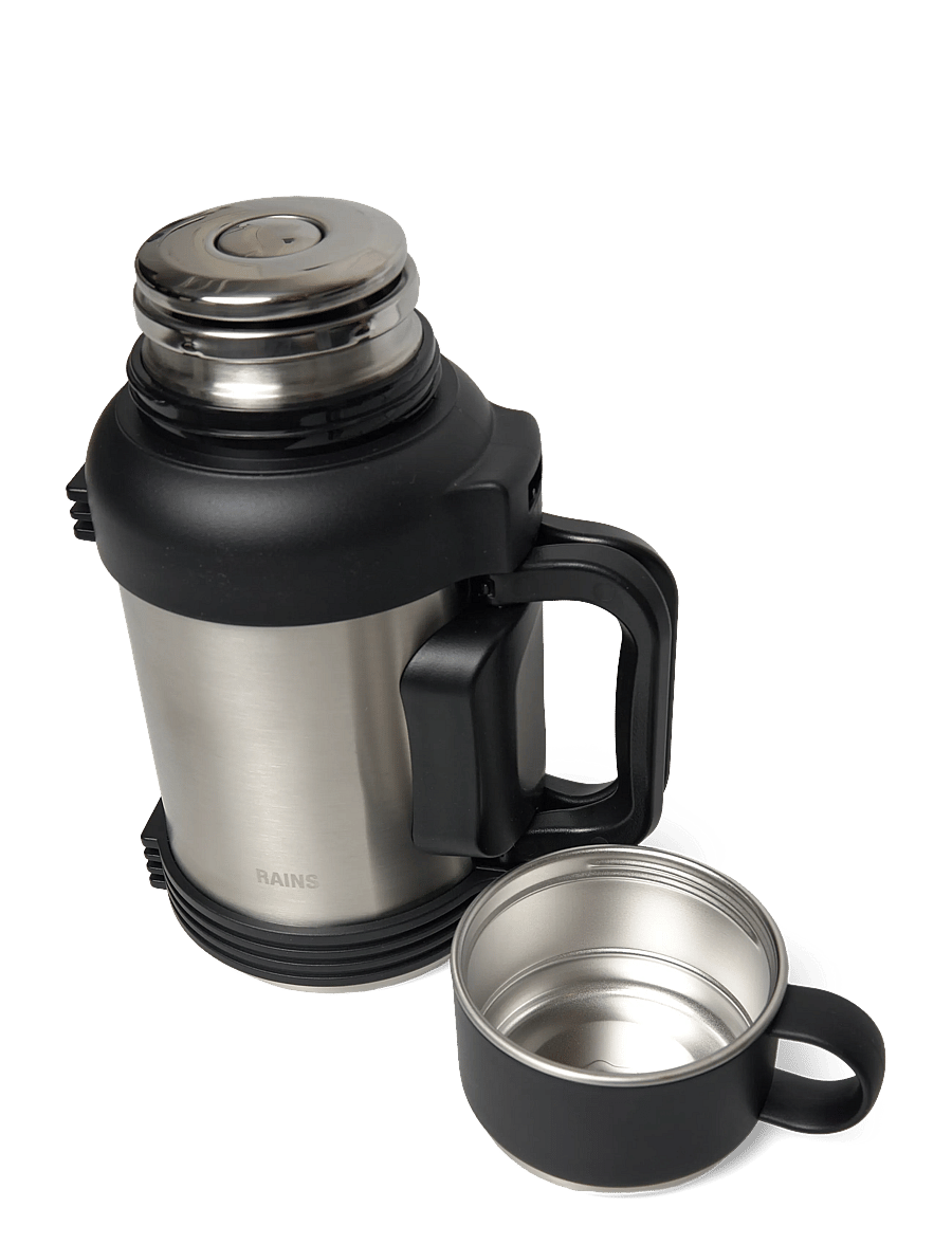 Rains - Stainless Steel Tumbler Vacuum Flask 1300ml - steel - 1