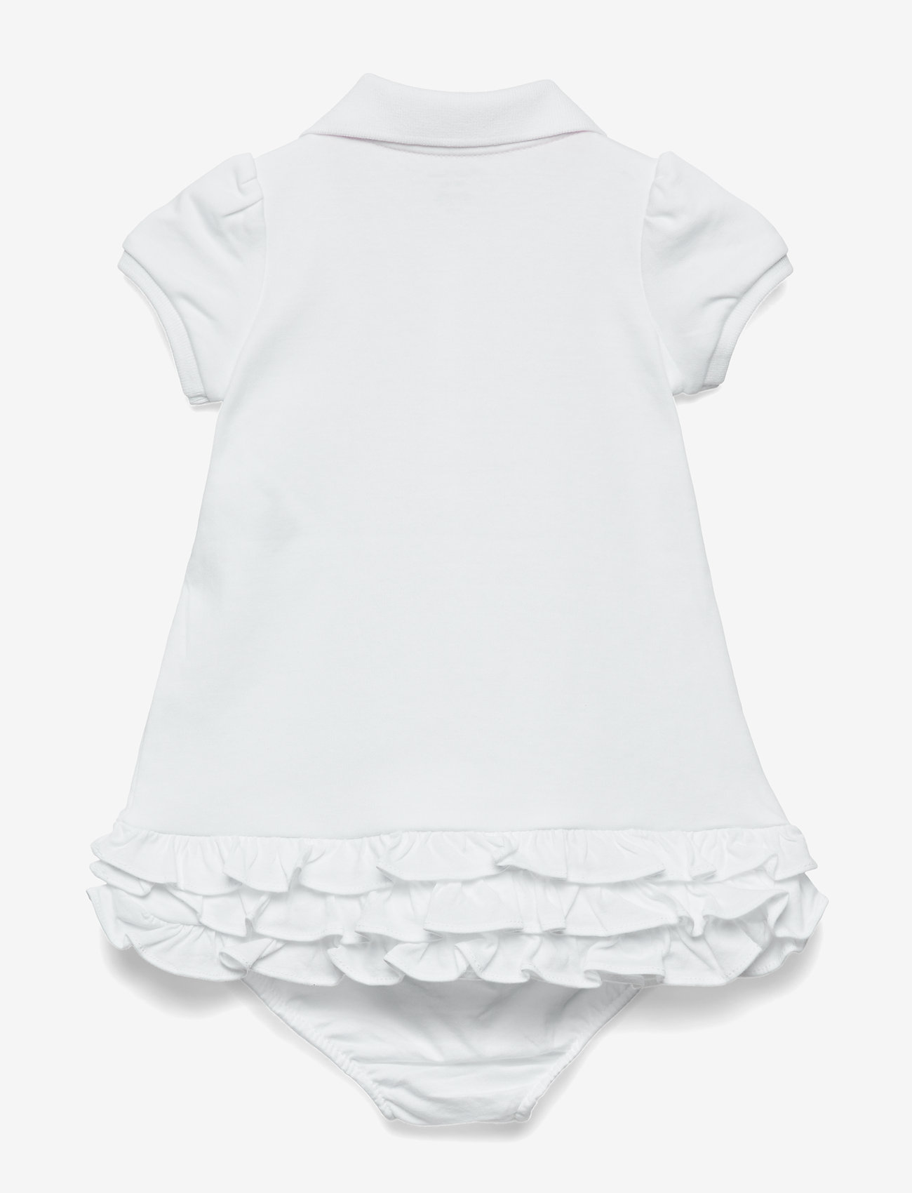 Ralph Lauren Baby - Ruffled Polo Dress & Bloomer - white - 1