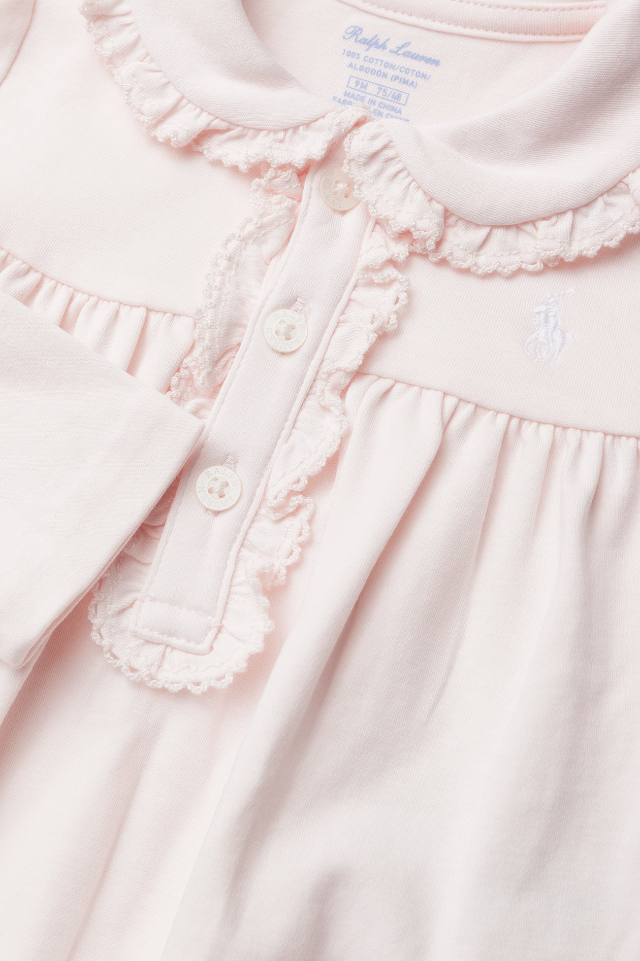 Ralph Lauren Baby - PIMA INTERLOCK-POLO-OP-CVA - delicate pink - 2