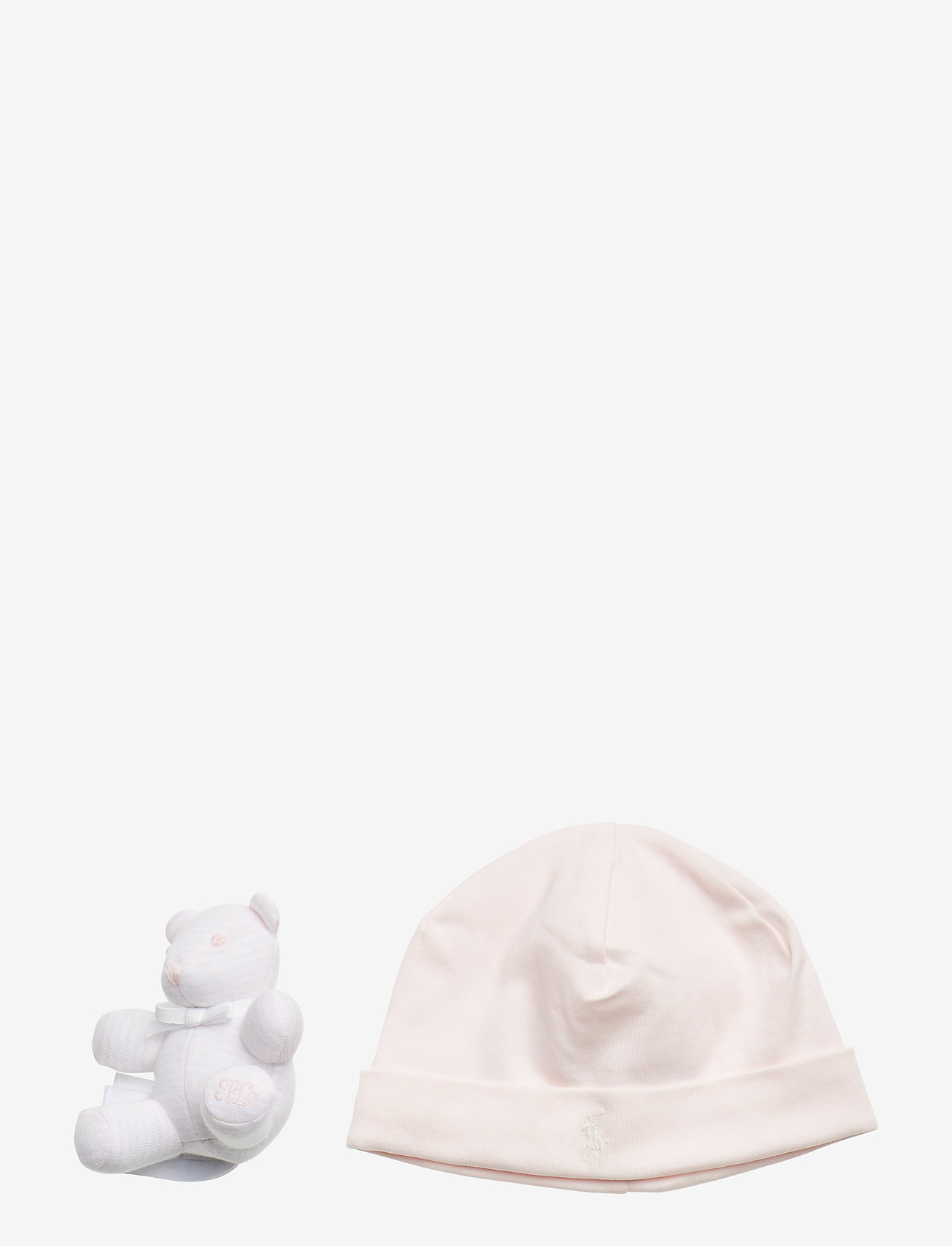 Ralph Lauren Baby - Polo Coverall, Hat & Bear Set - delicate pink - 1