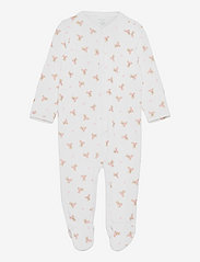 Ralph Lauren Baby - Polo Bear Cotton Coverall - pitkähihaiset - white/pink/multi - 0