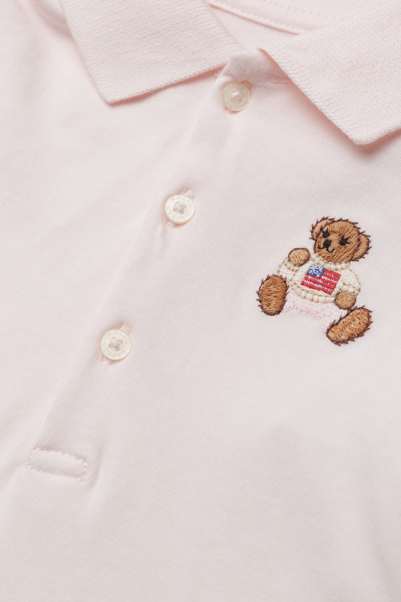 Ralph Lauren Baby - INTERLOCK-EMBROID DRSS-DR-KNT - delicate pink - 2