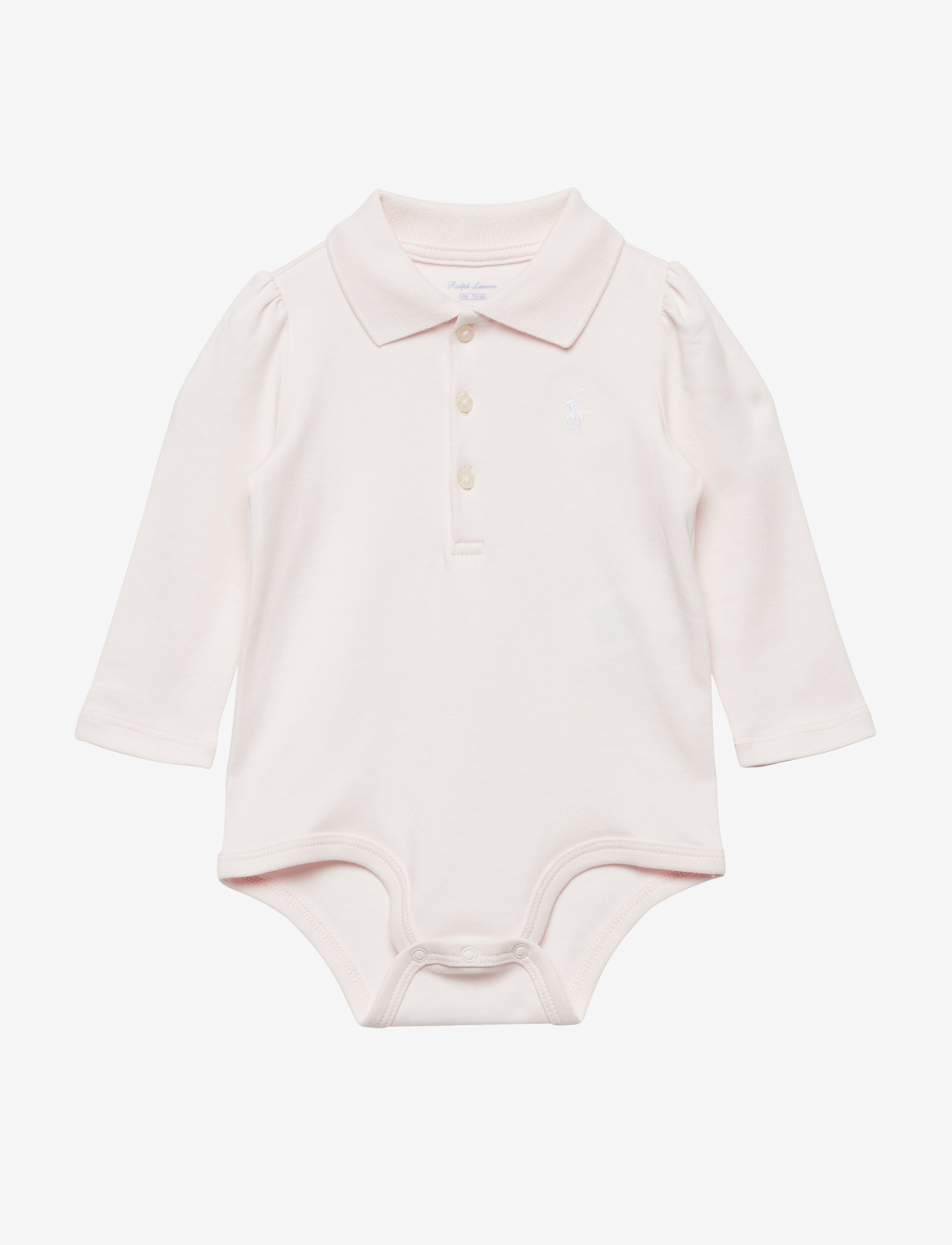 Ralph Lauren Baby - Cotton Interlock Polo Bodysuit - delicate pink - 0