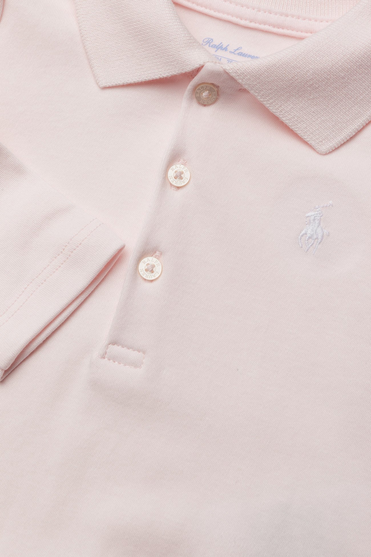Ralph Lauren Baby - Cotton Interlock Polo Bodysuit - delicate pink - 2
