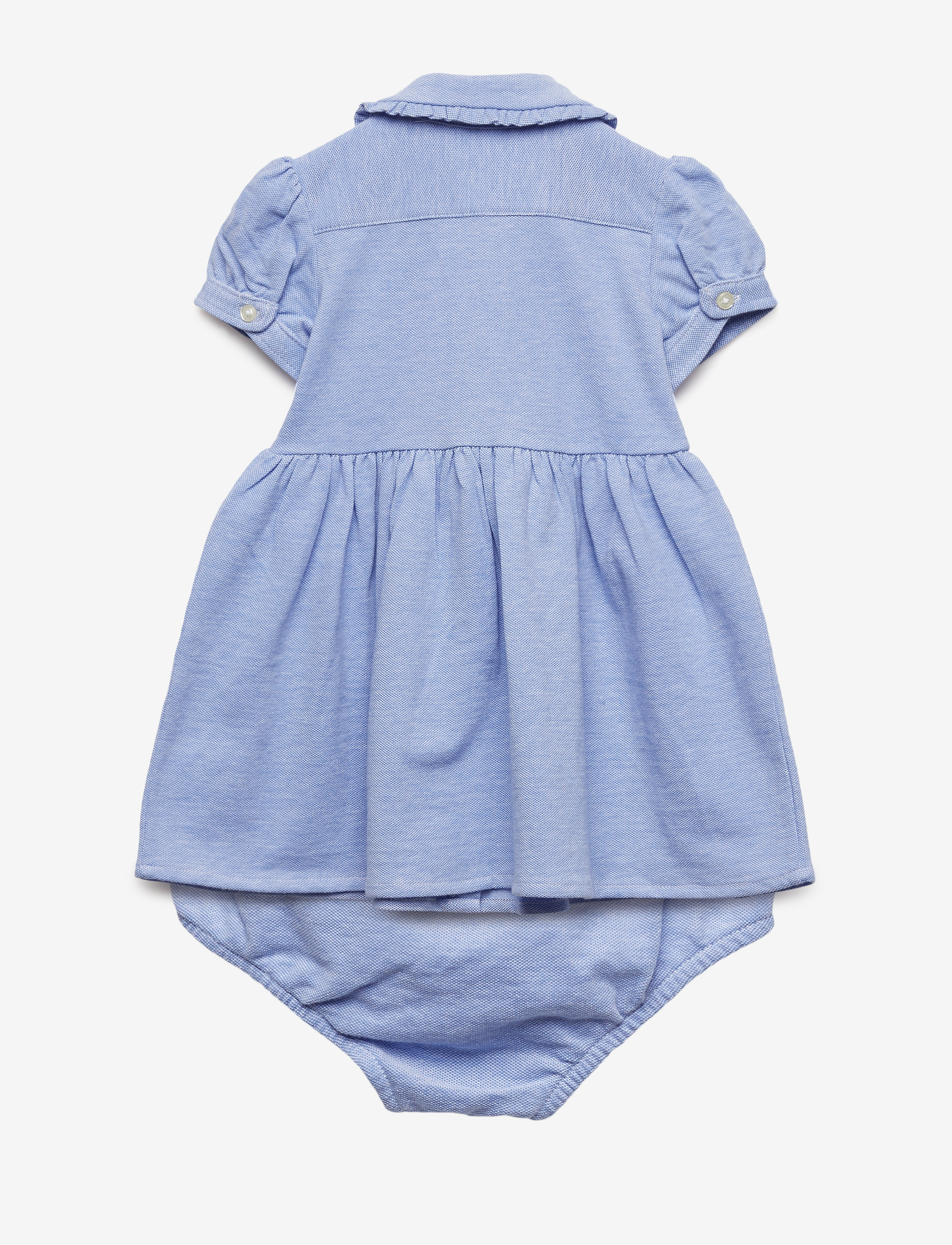 Ralph Lauren Baby - Knit Mesh Oxford Dress & Bloomer - harbor island blu - 2