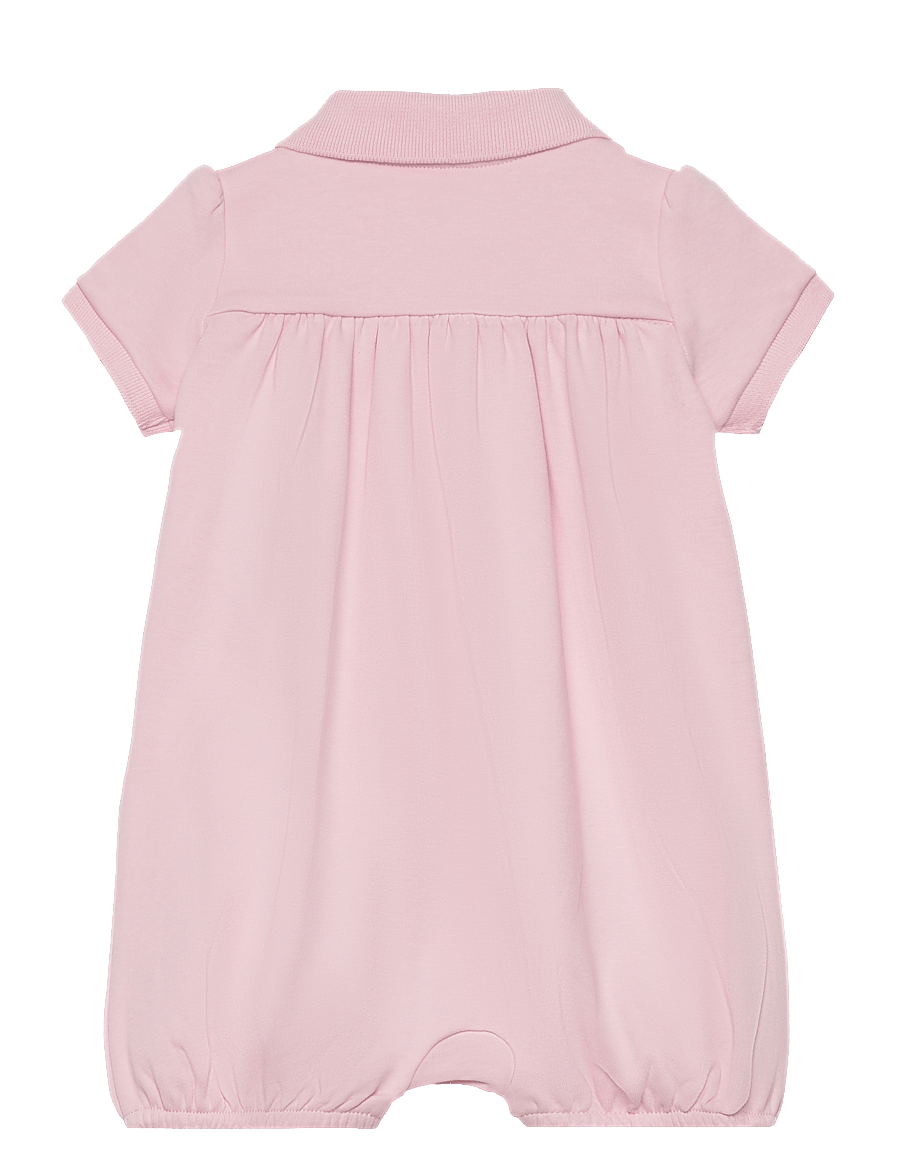 Ralph Lauren Baby - Cotton Interlock Bubble Shortall - hint of pink - 1